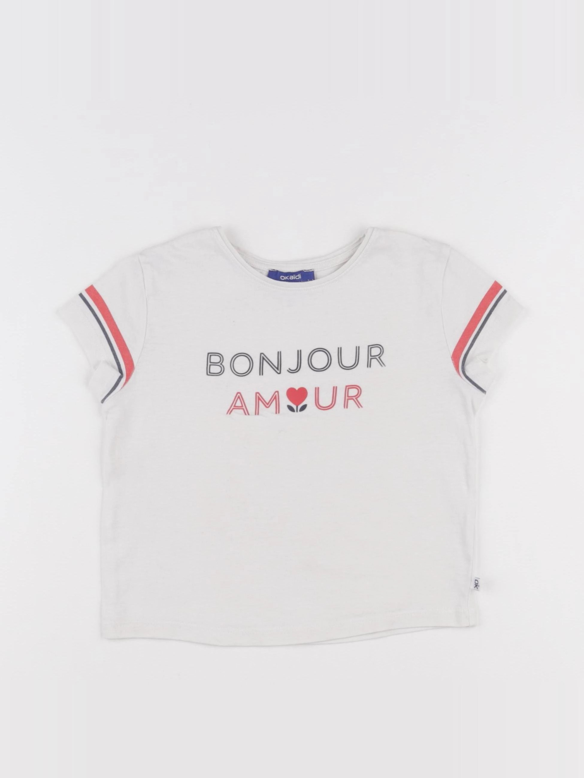 Okaidi - tee-shirt blanc - 3 ans