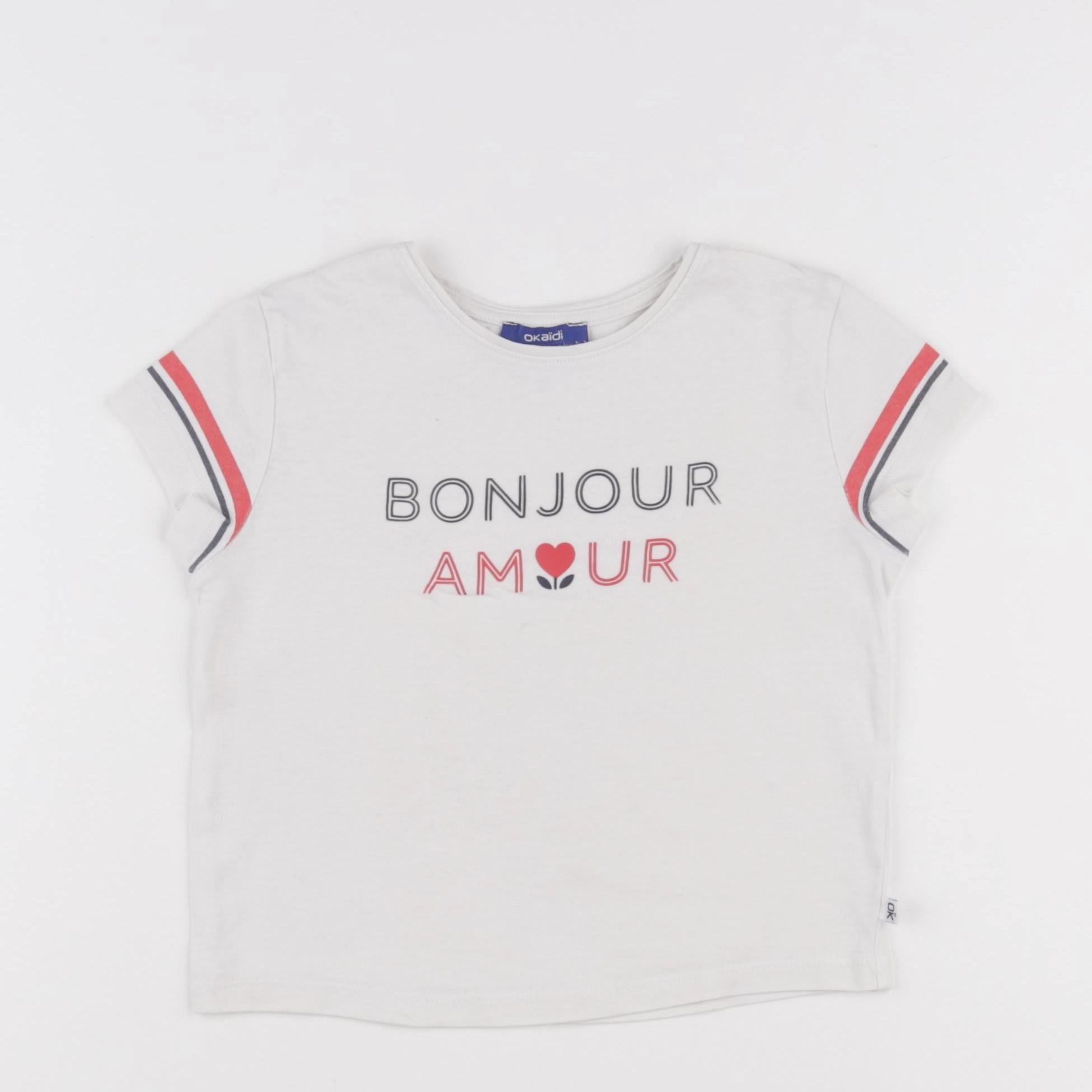 Okaidi - tee-shirt blanc - 3 ans