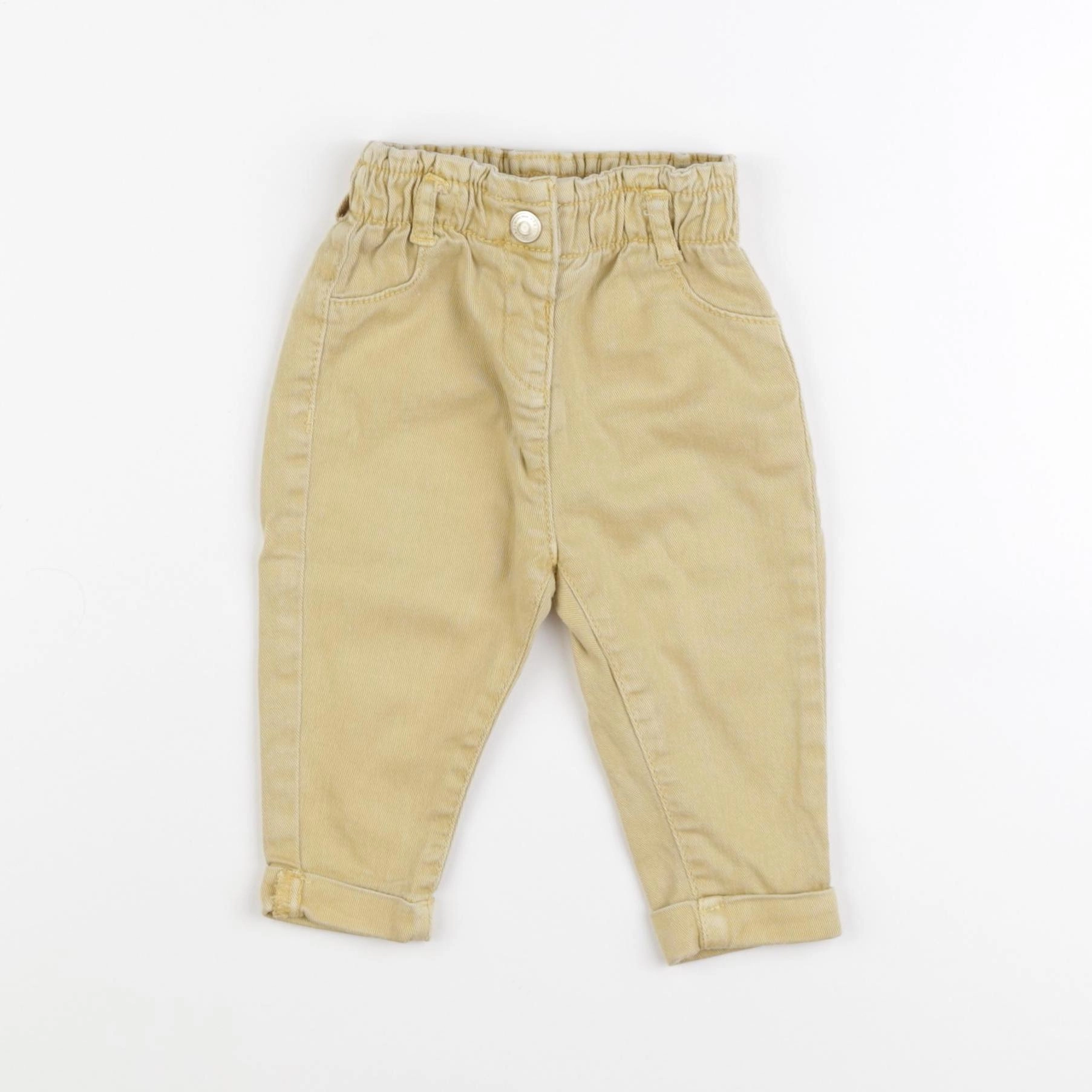 Tape à l'oeil - pantalon jaune - 6 mois