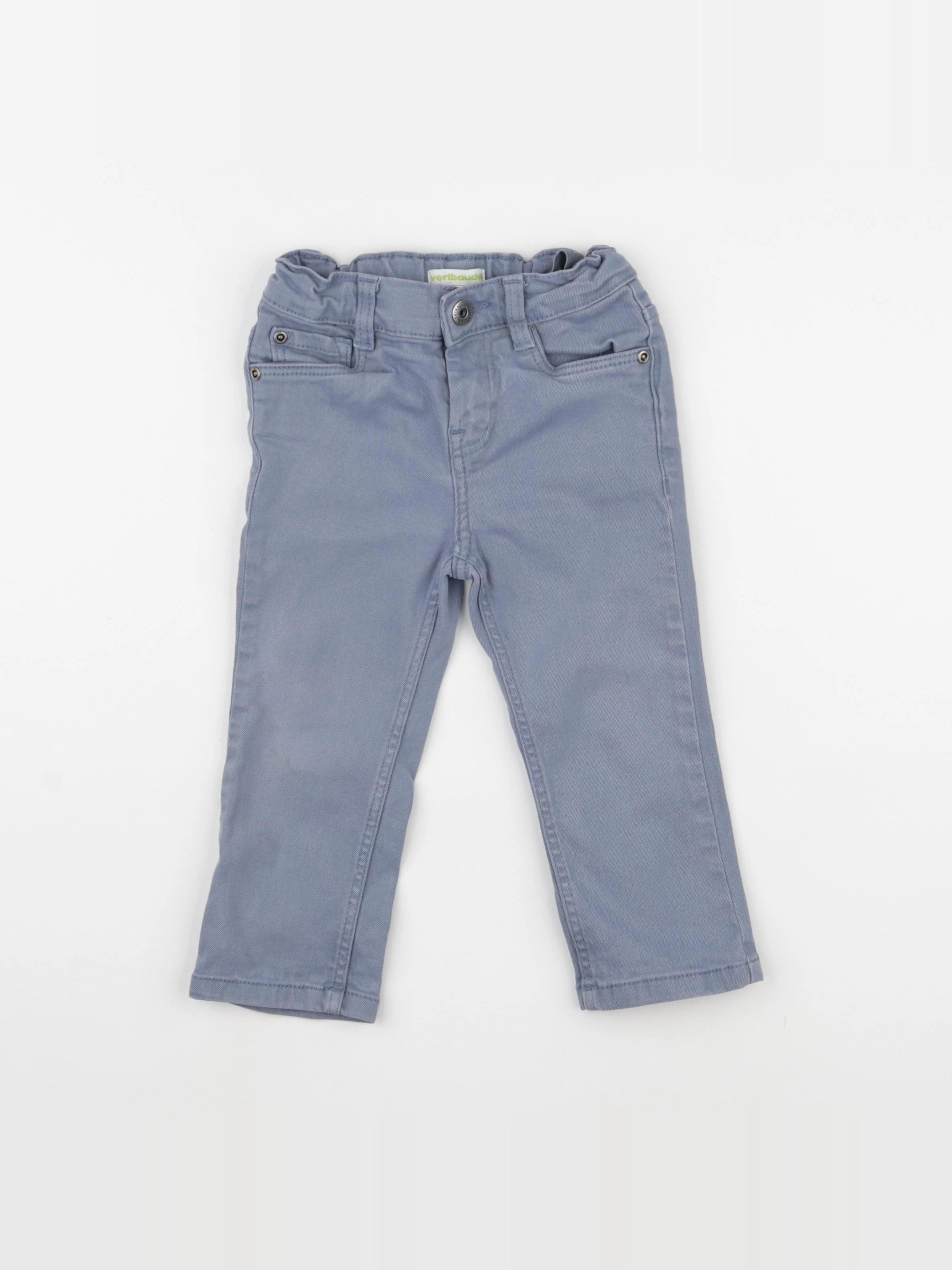 Vertbaudet - jean gris - 2 ans