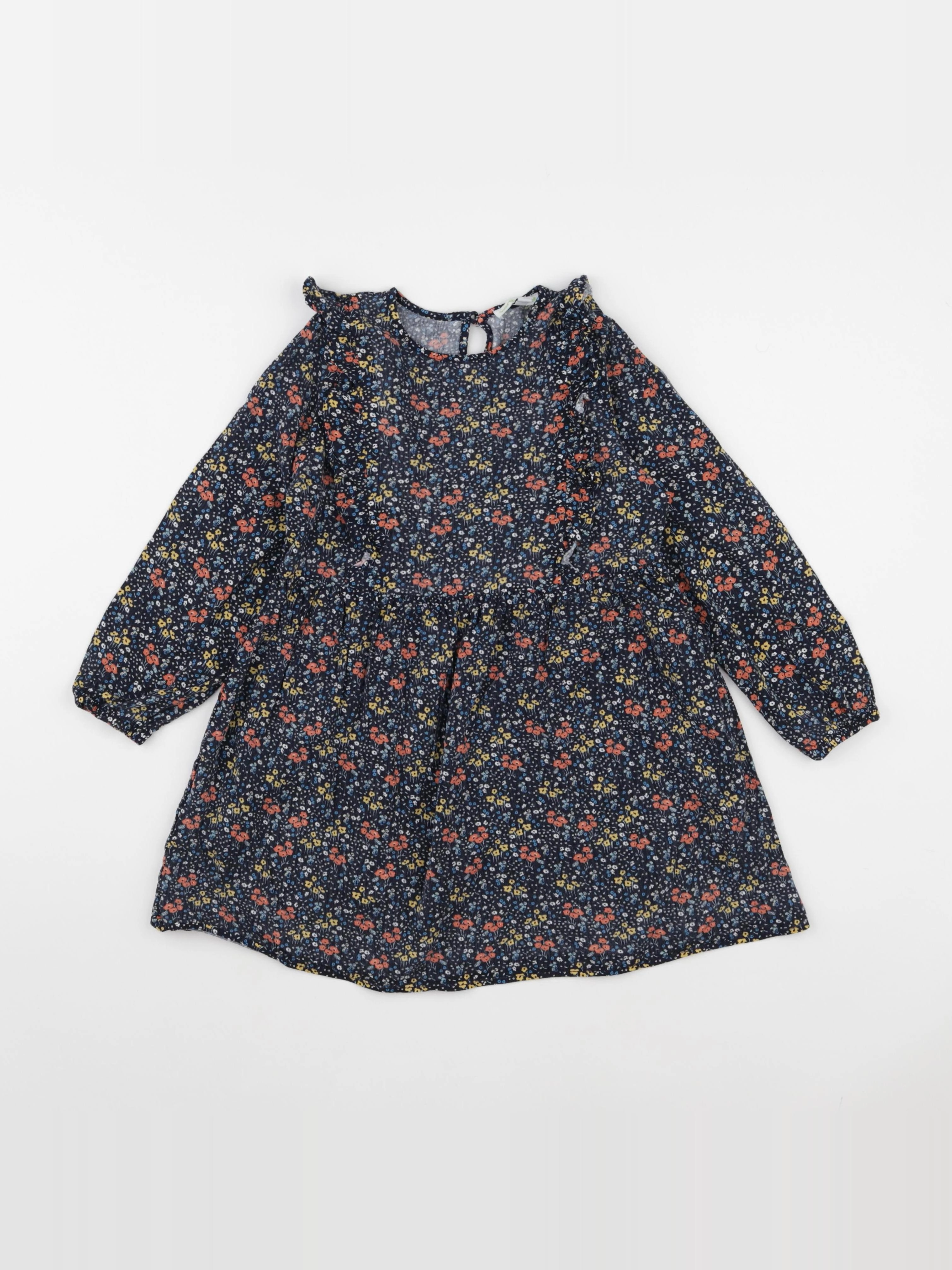 Vertbaudet - robe bleu - 7 ans