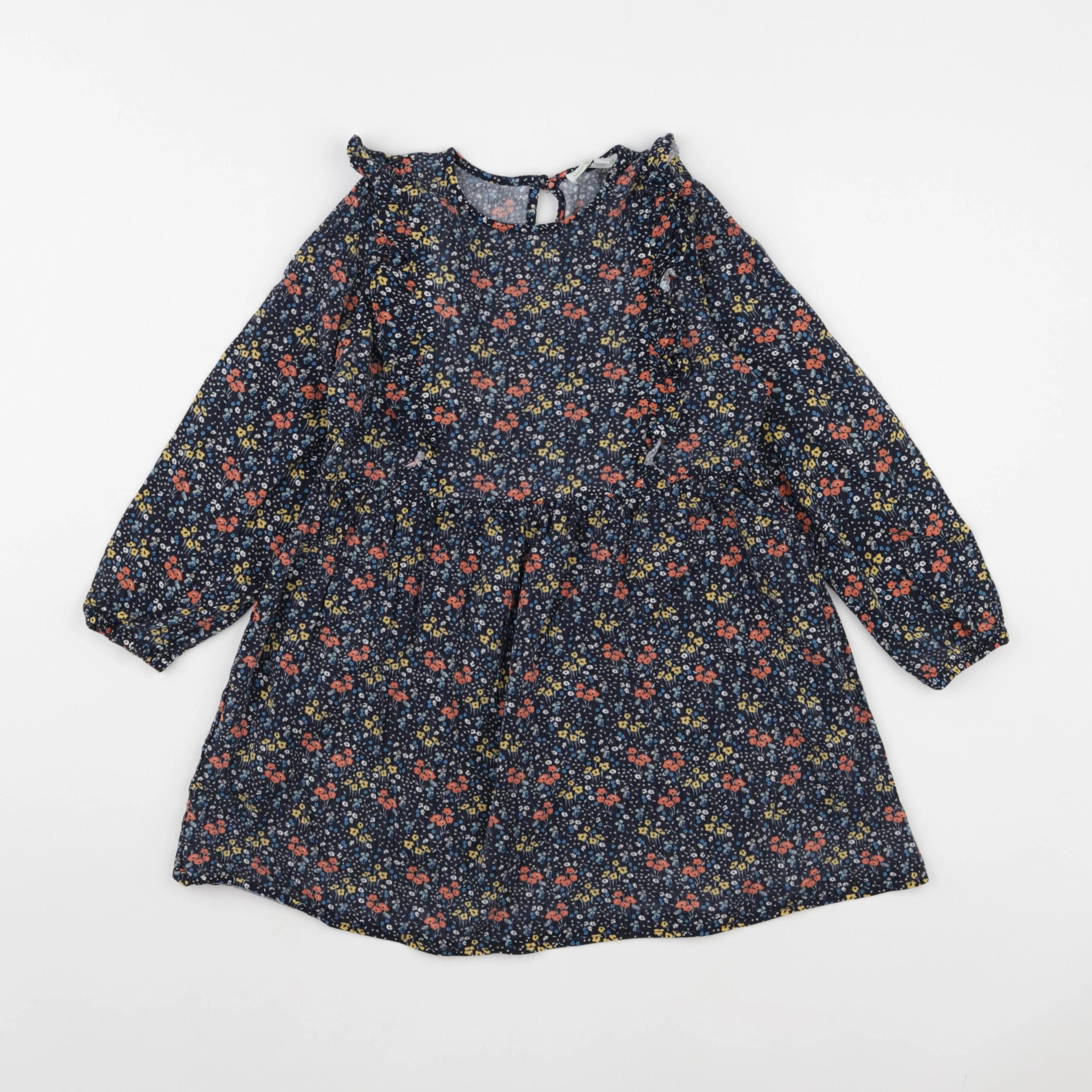 Vertbaudet - robe bleu - 7 ans