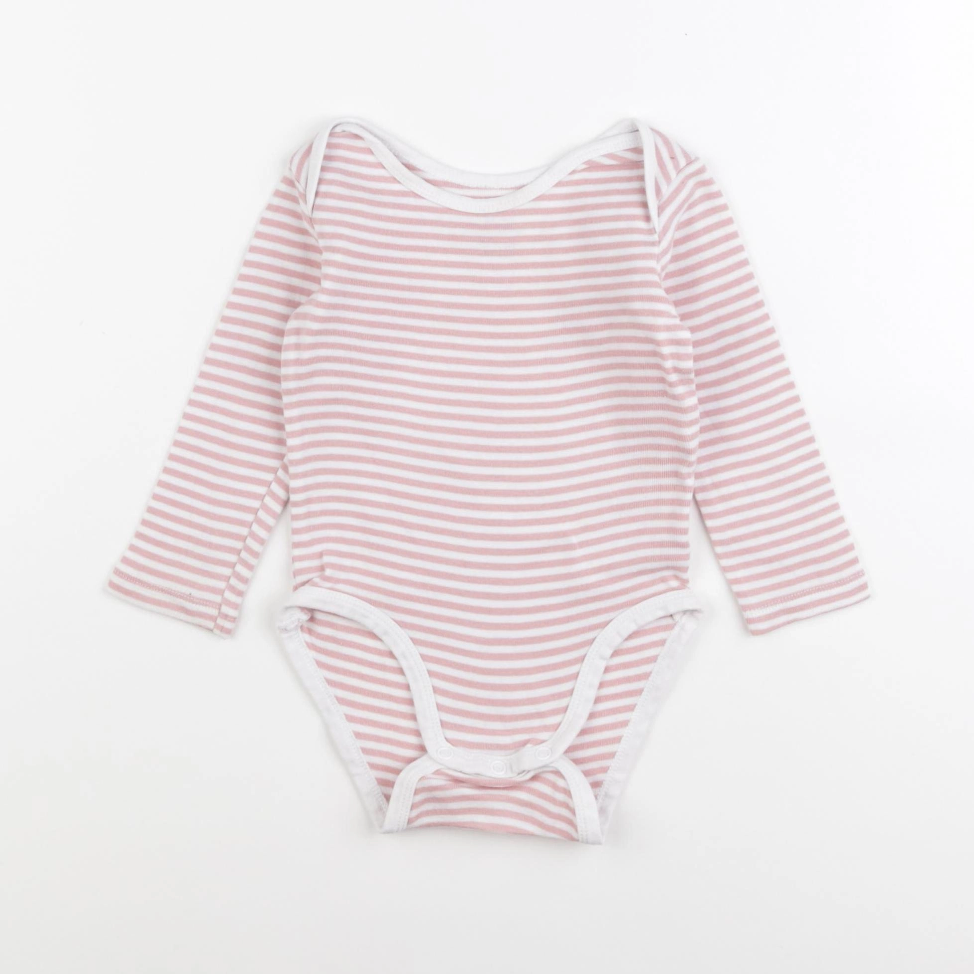 H&M - body rose - 9/12 mois