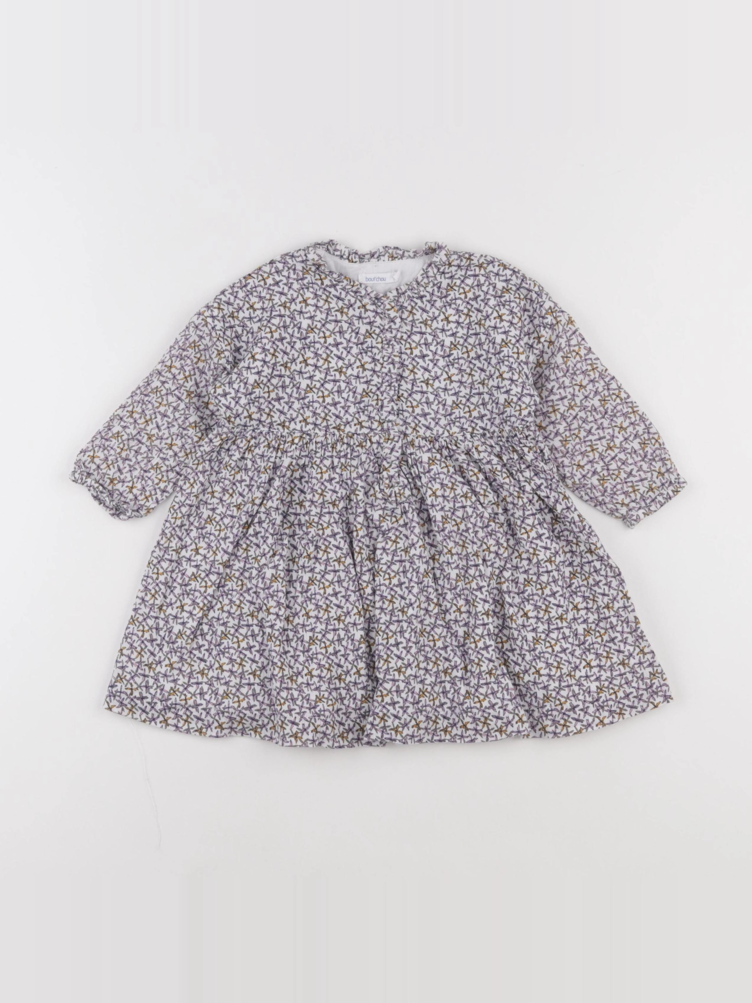 Boutchou - robe multicolore - 9 mois