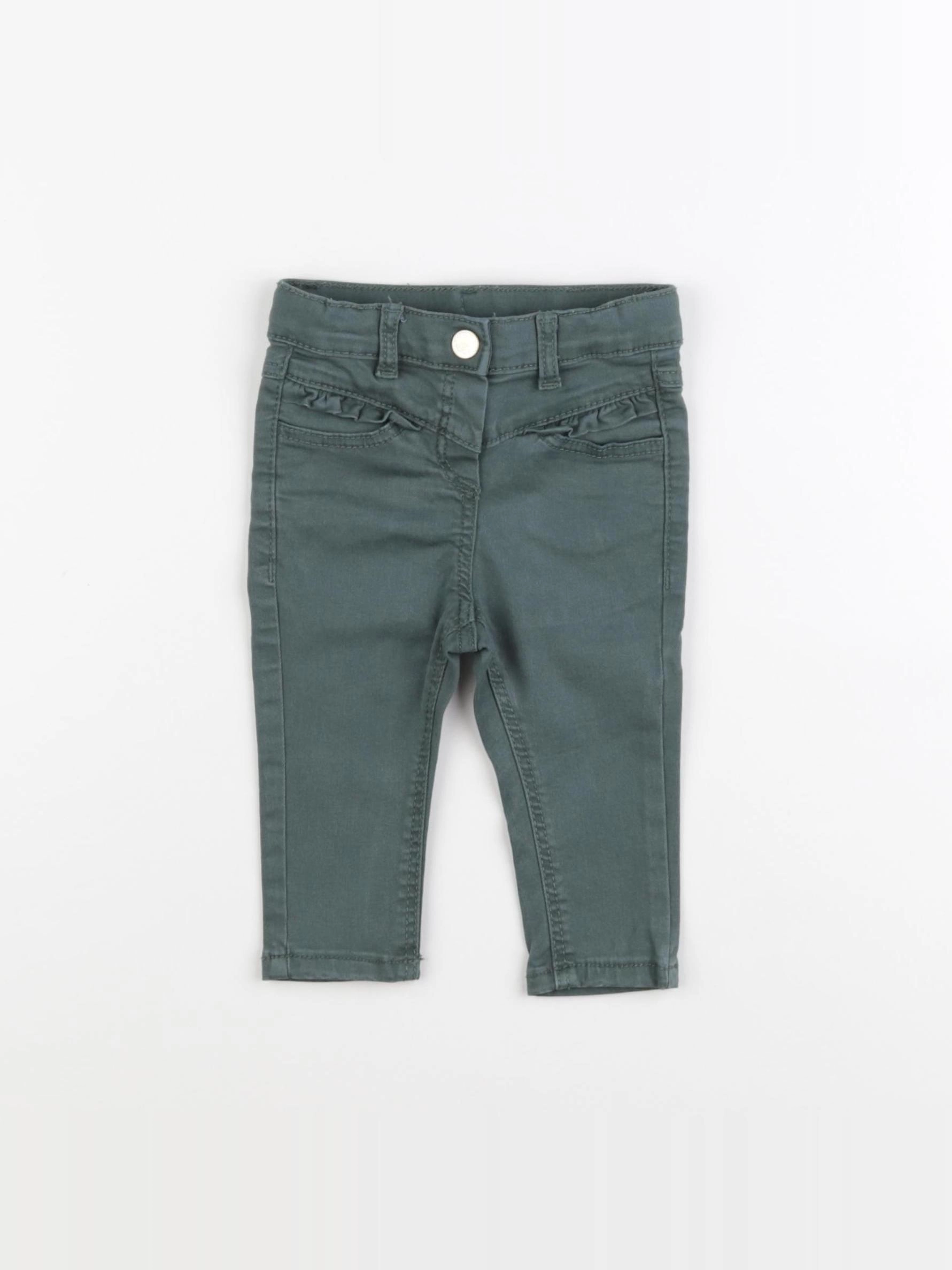 Tape à l'oeil - pantalon vert - 6 mois