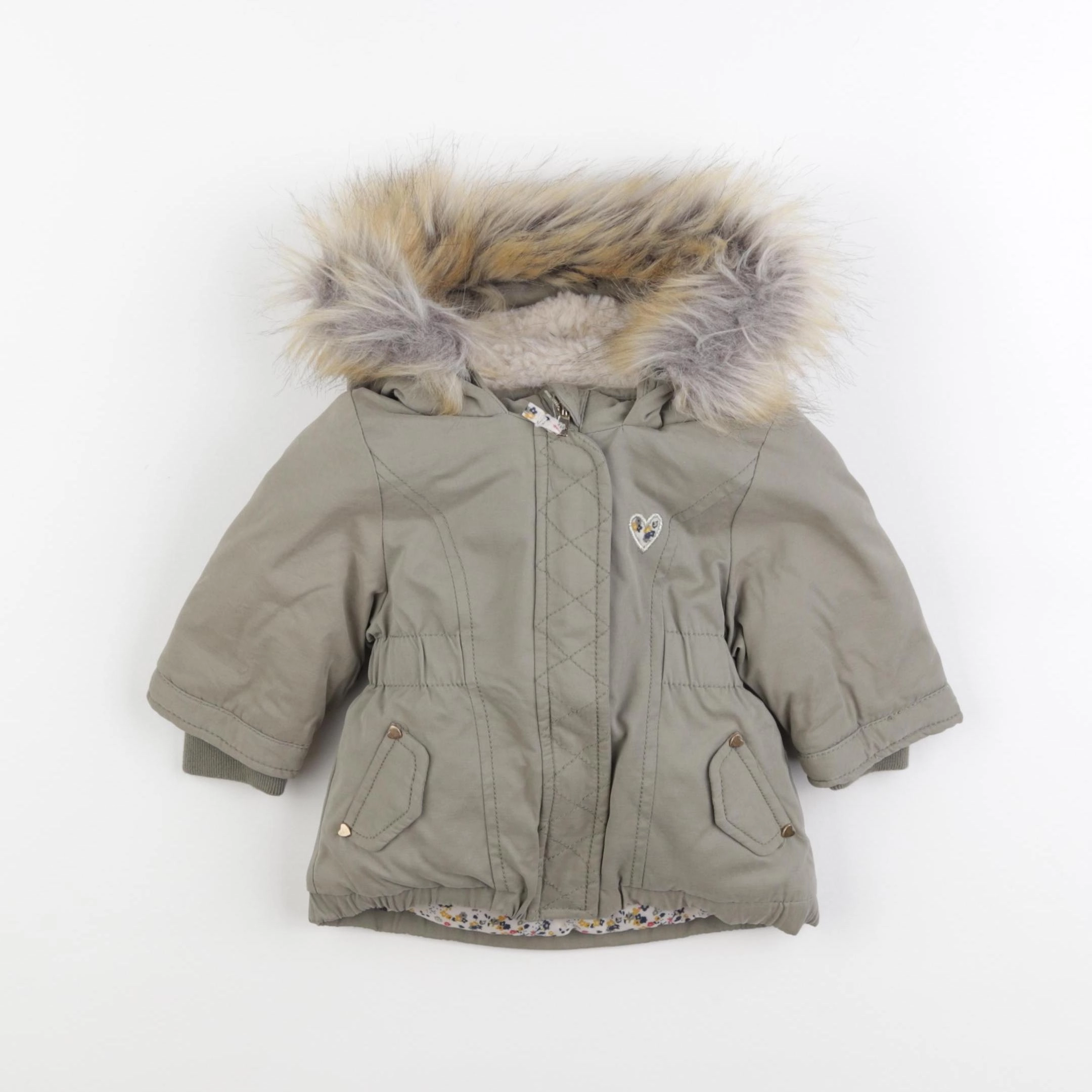 Tape à l'oeil - parka vert - 3 mois