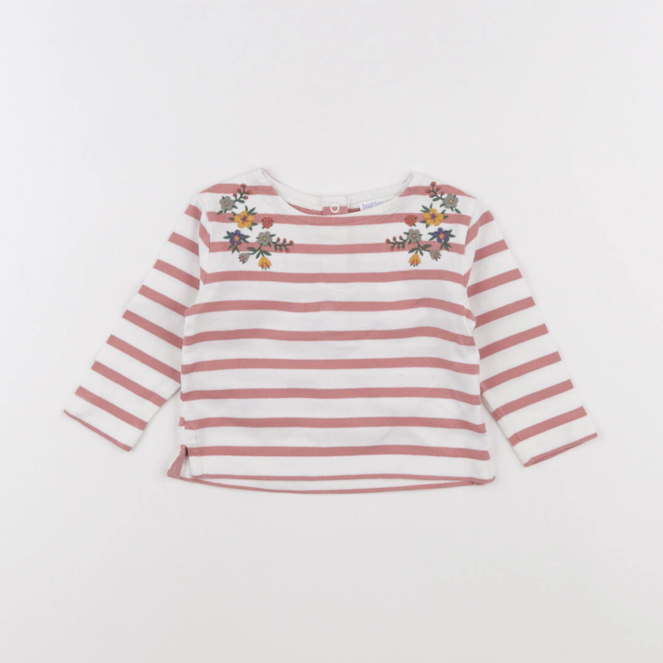Boutchou - tee-shirt blanc - 6 mois