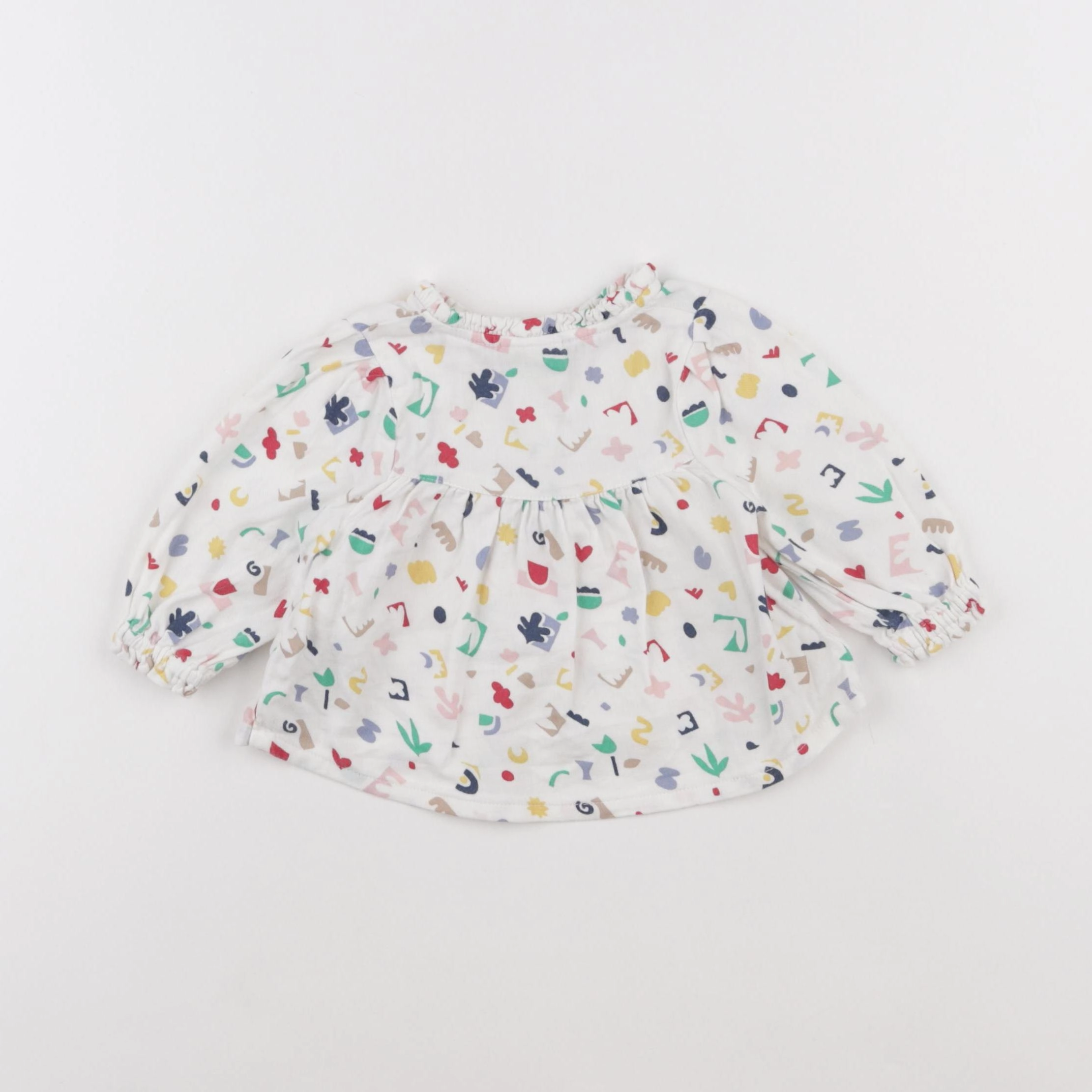 Tape à l'oeil - blouse blanc - 3 mois