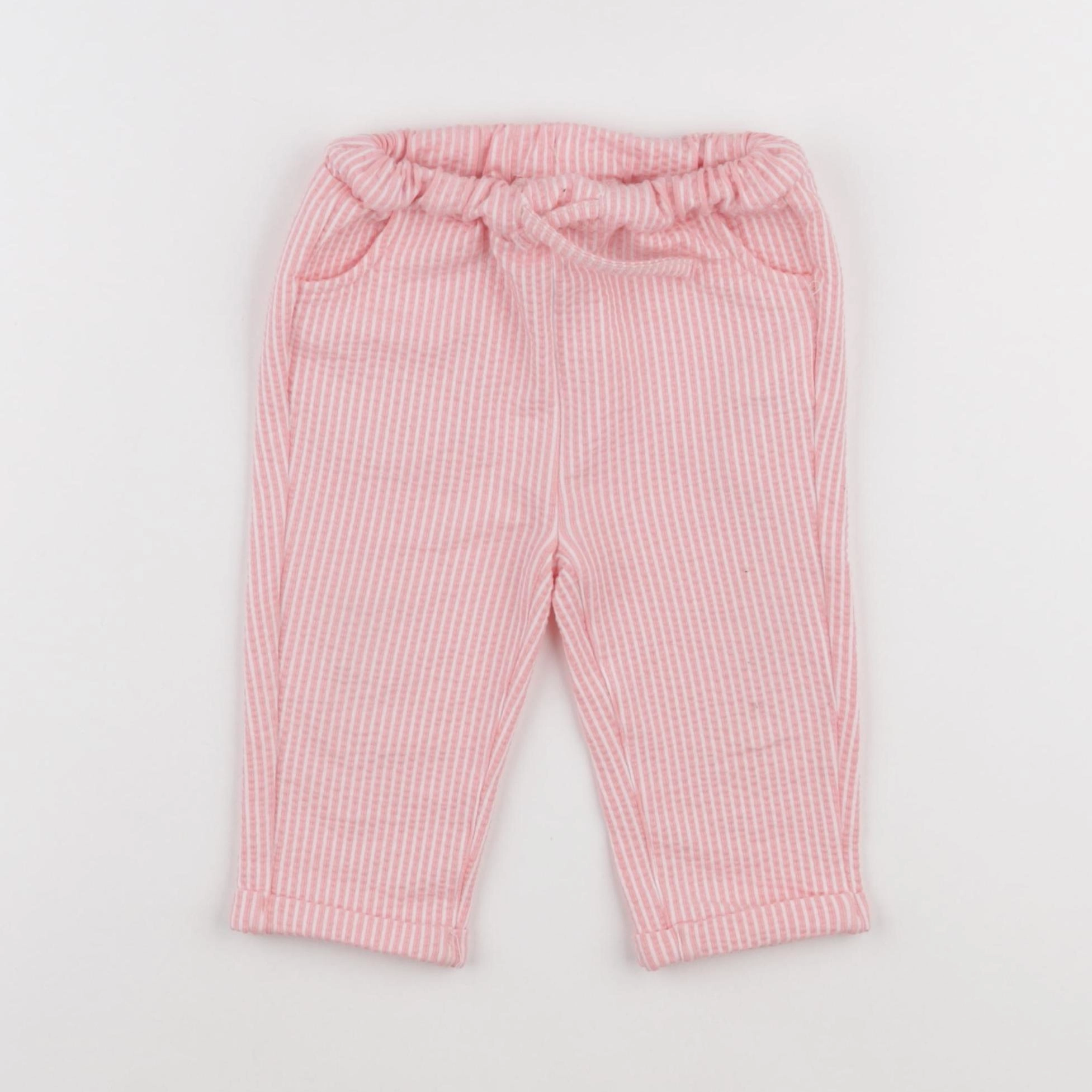 Tape à l'oeil - pantalon rose - 6 mois