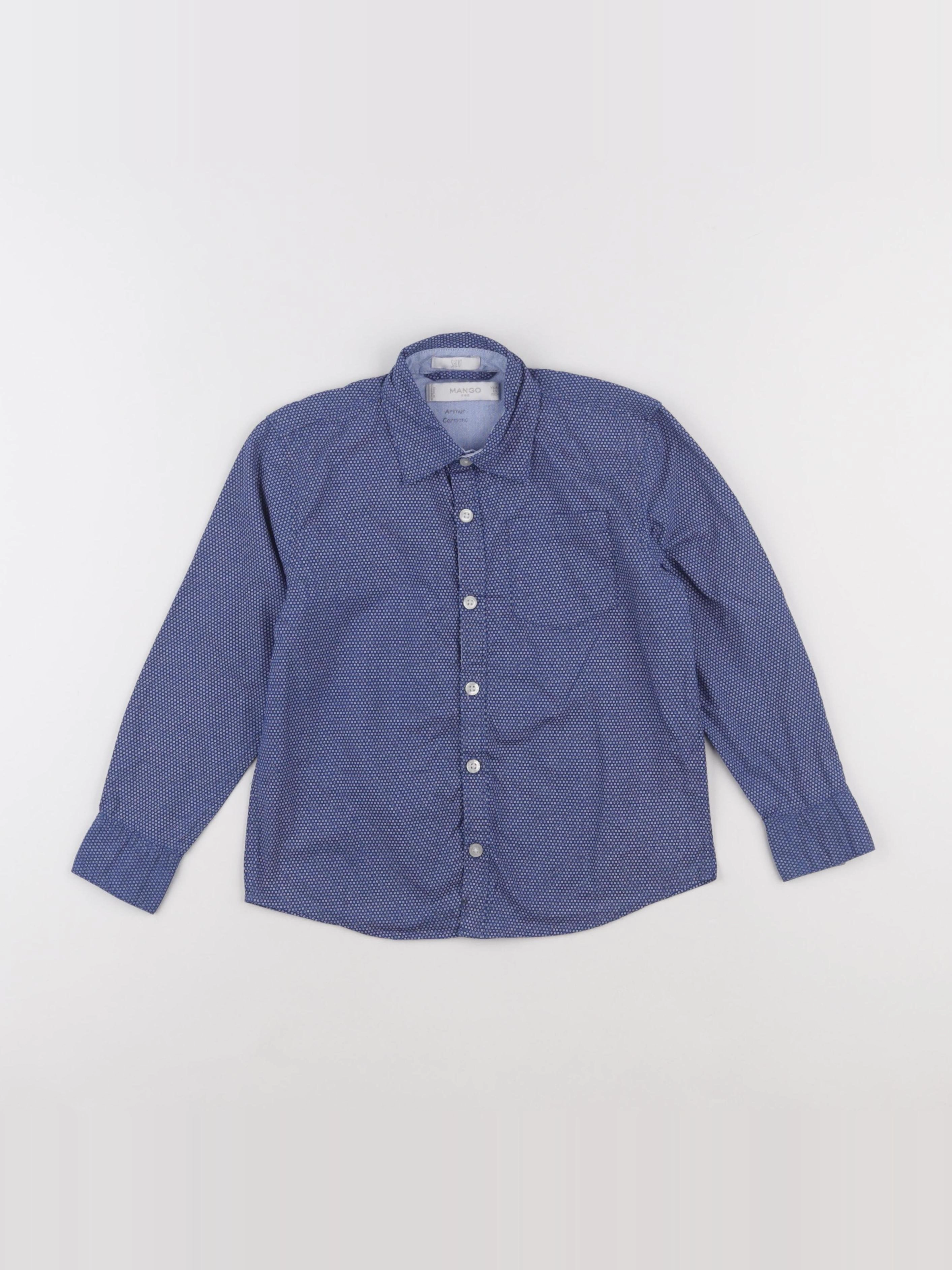 Mango - chemise bleu - 4/5 ans