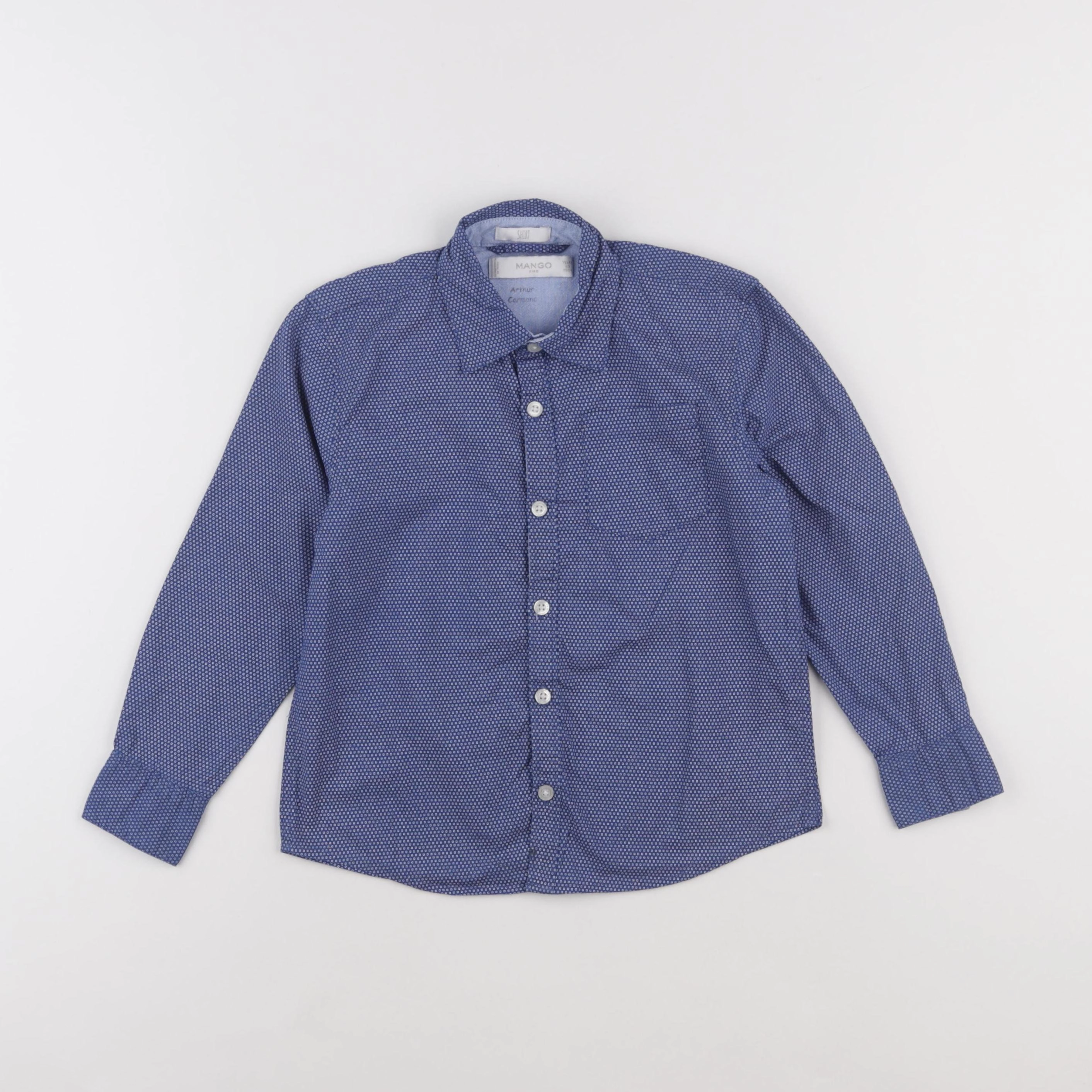 Mango - chemise bleu - 4/5 ans