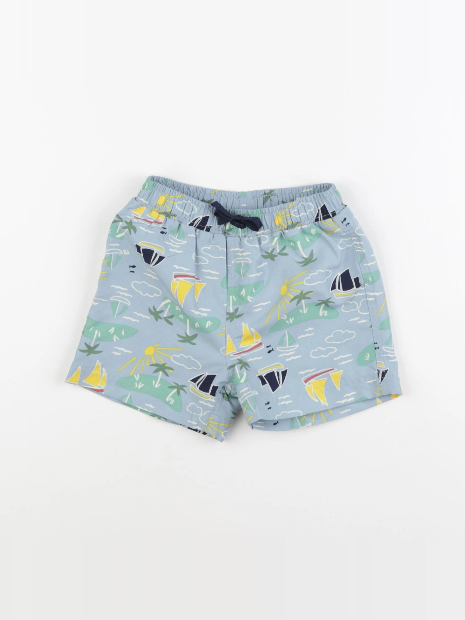 Petit Bateau - maillot de bain bleu - 24 mois