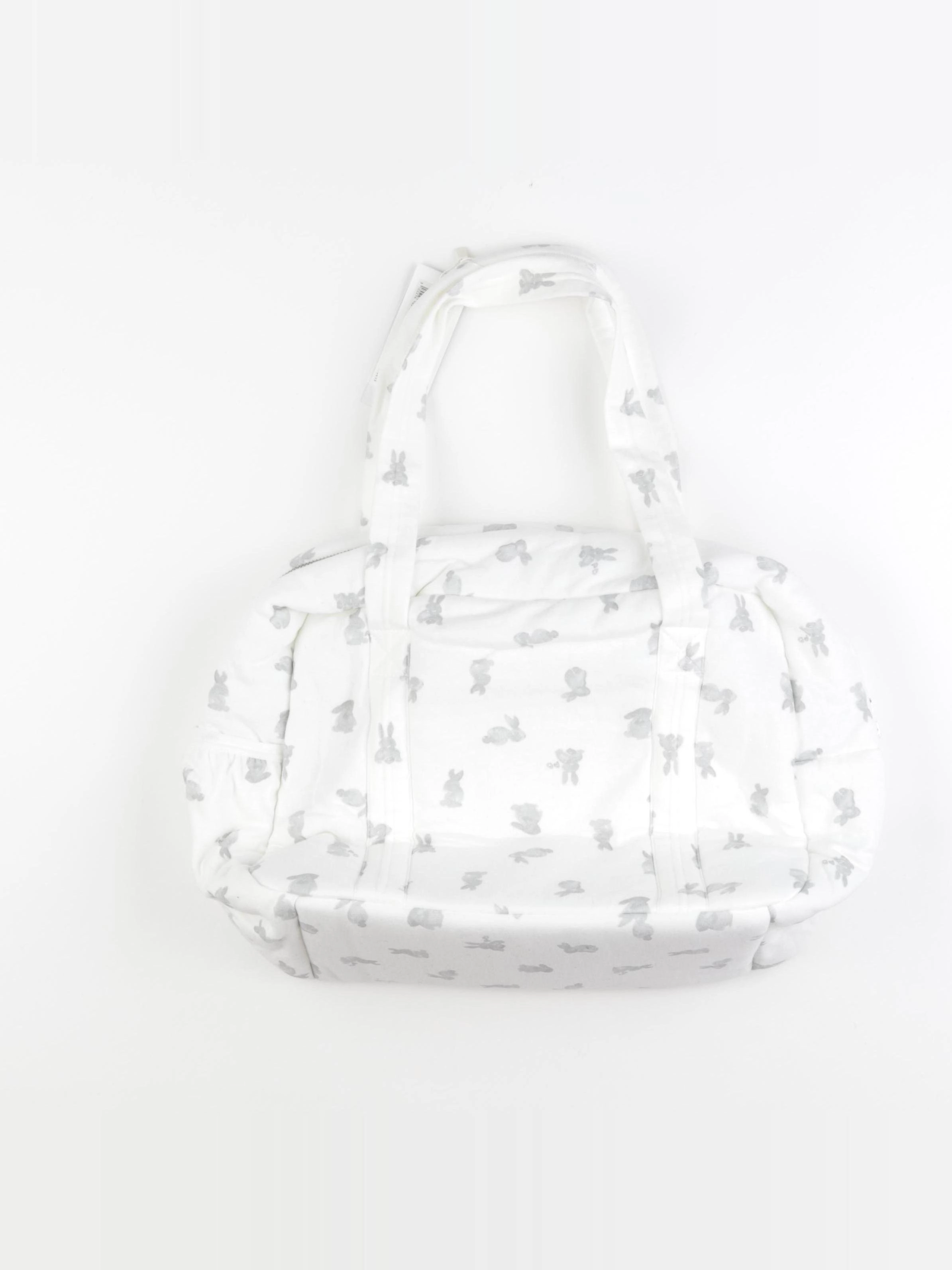 Petit Bateau - sac et tapis à langer blanc - 
