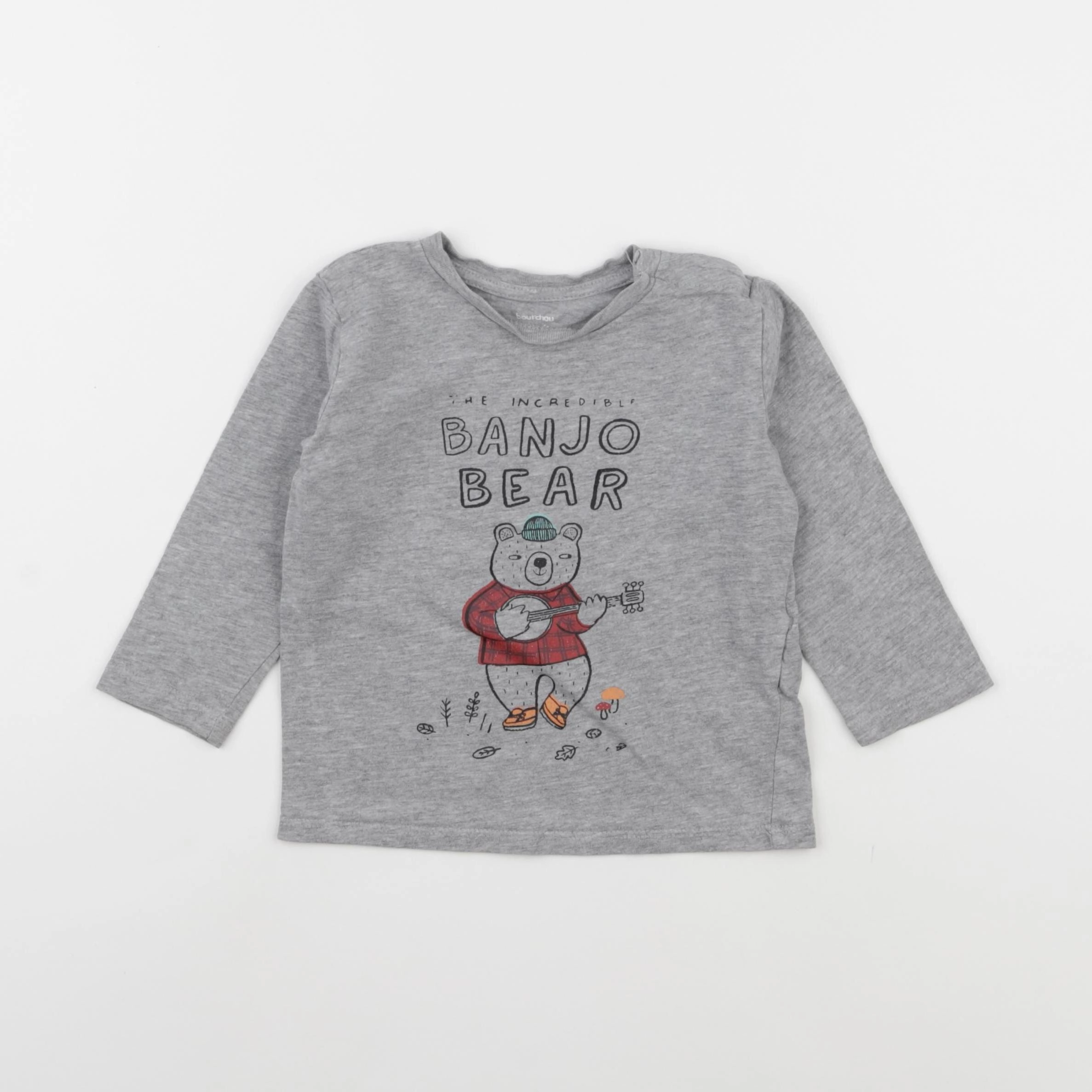 Boutchou - tee-shirt gris - 18 mois