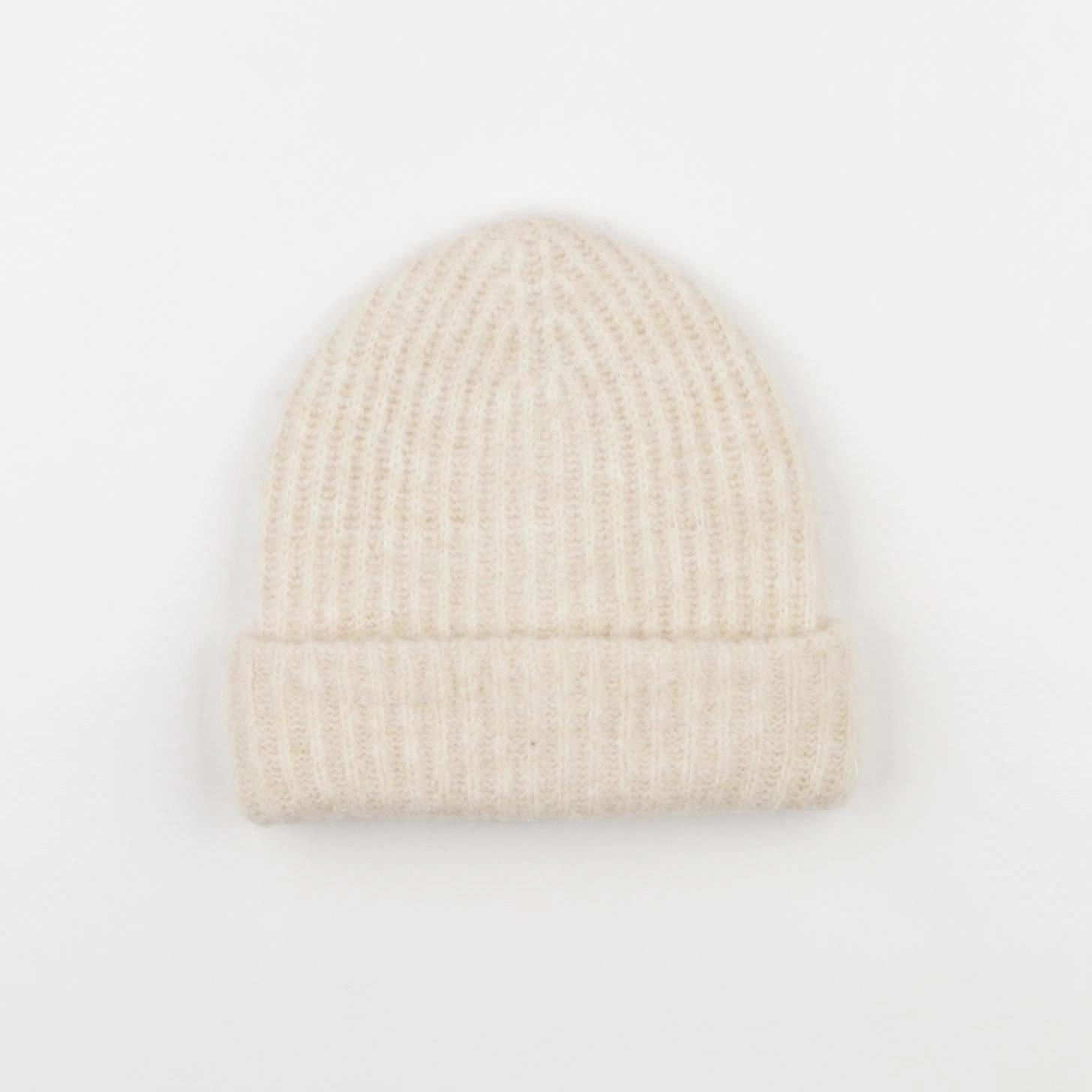 Monoprix - bonnet beige - 24/36 mois