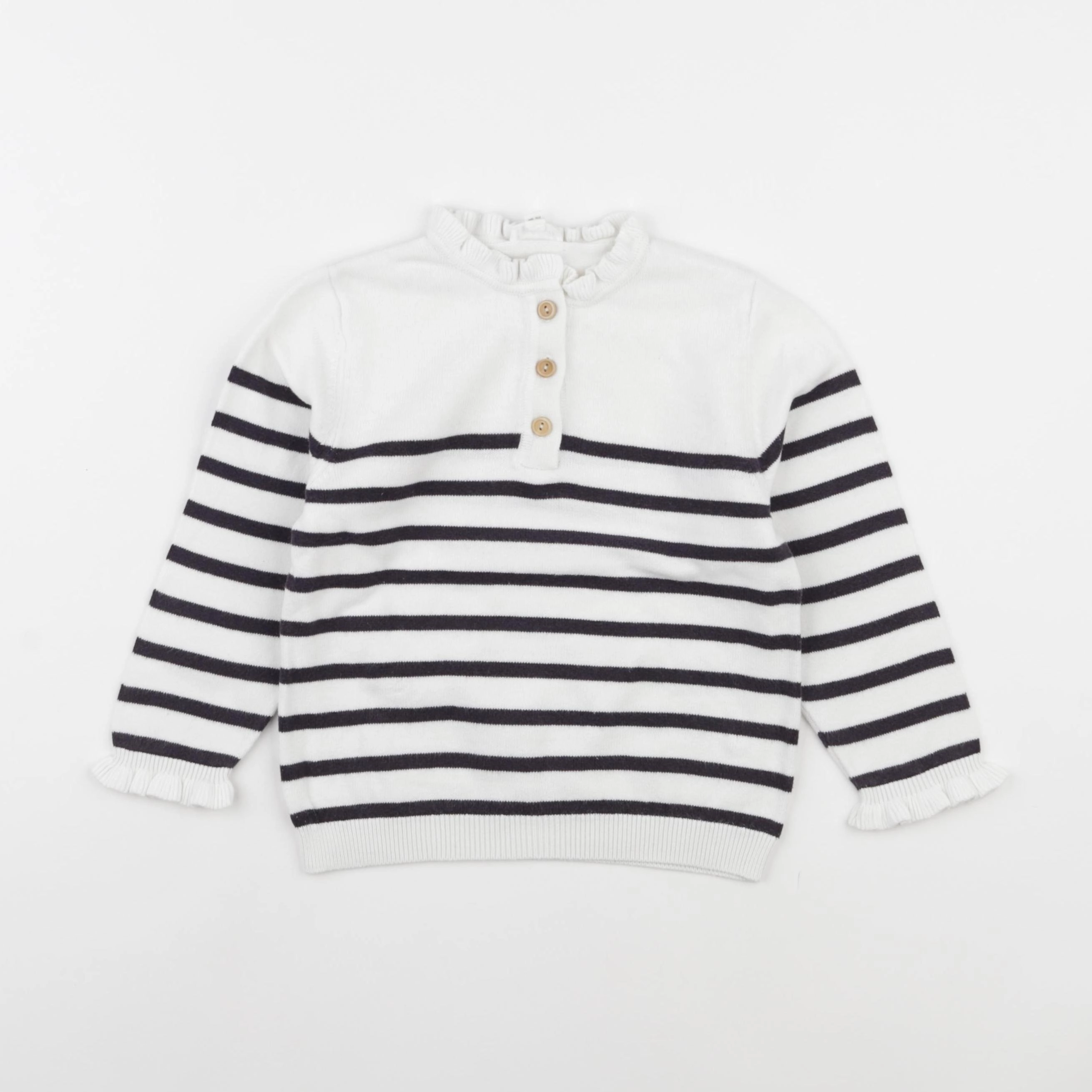Eden & Victor - pull blanc - 3 ans