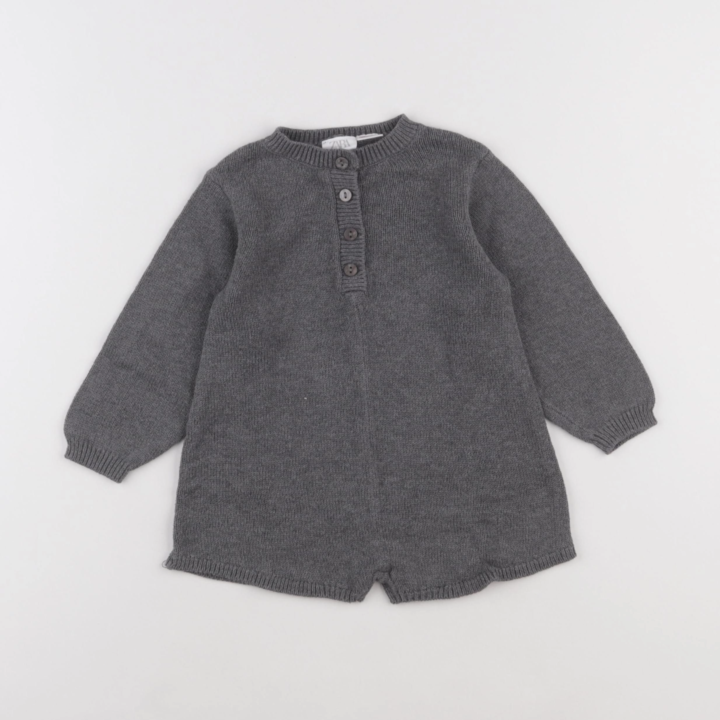 Zara - robe gris - 2 ans
