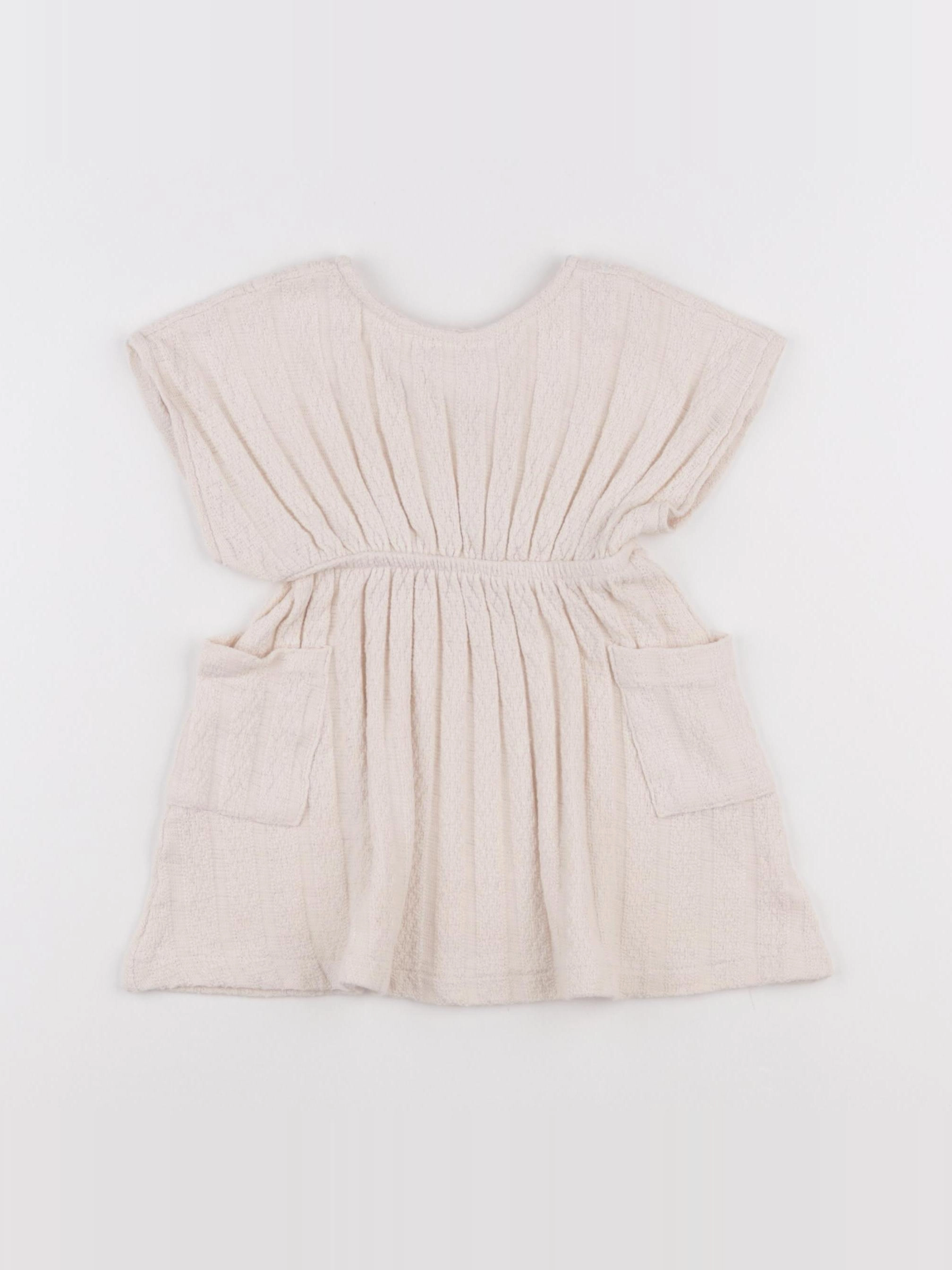 Zara - robe beige - 1 an à 2 ans