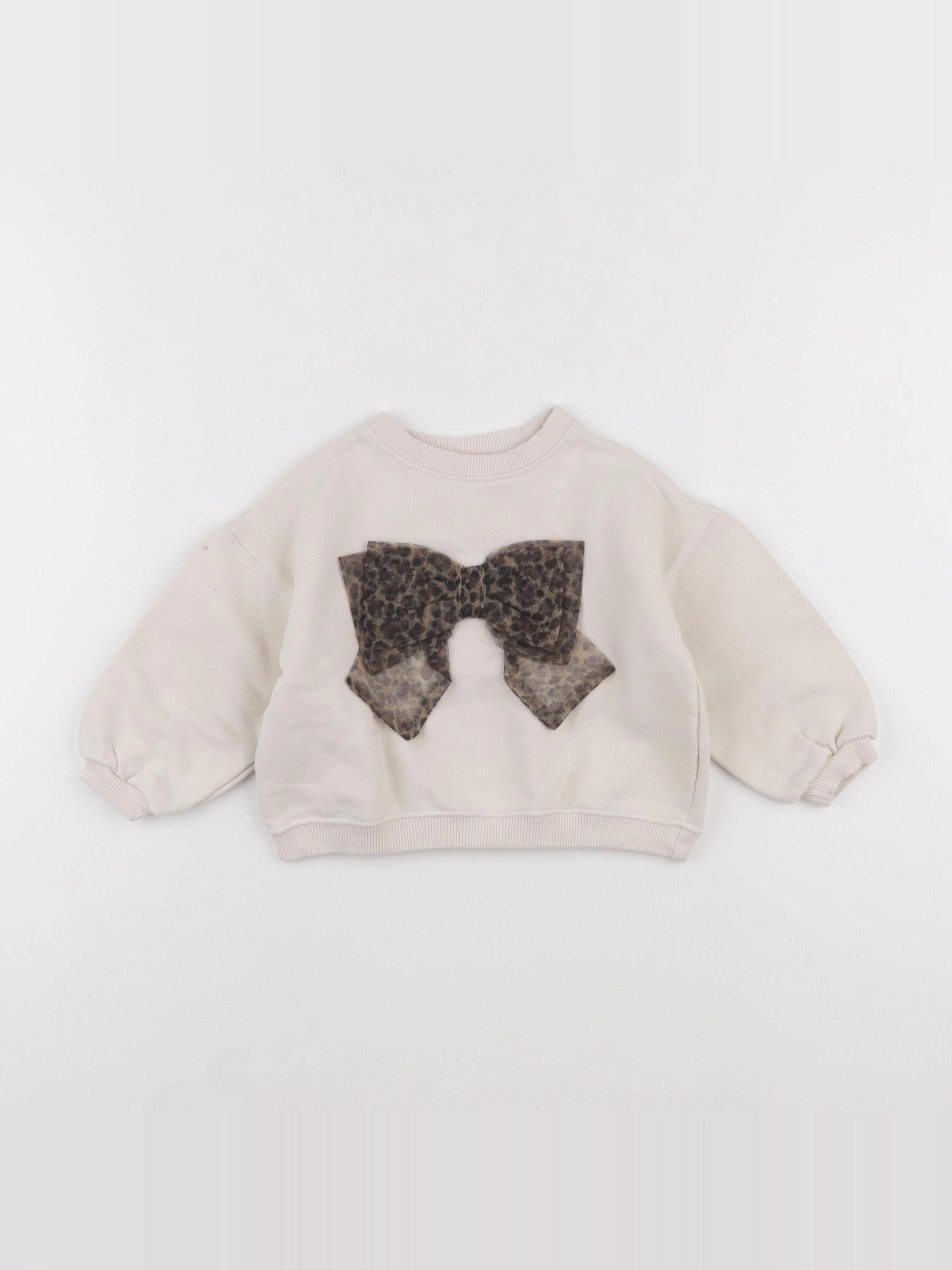 Zara - sweat beige - 2 ans