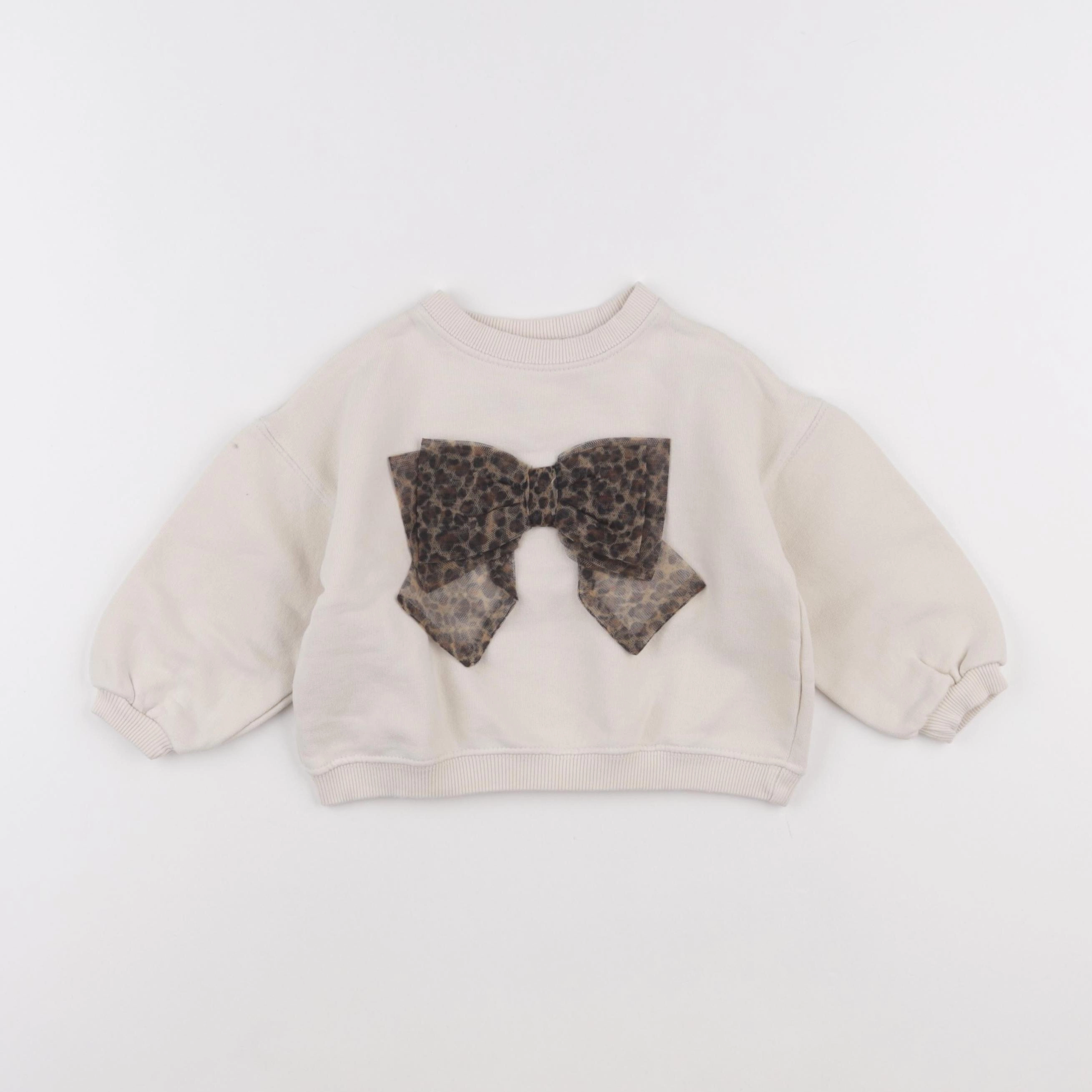 Zara - sweat beige - 2 ans