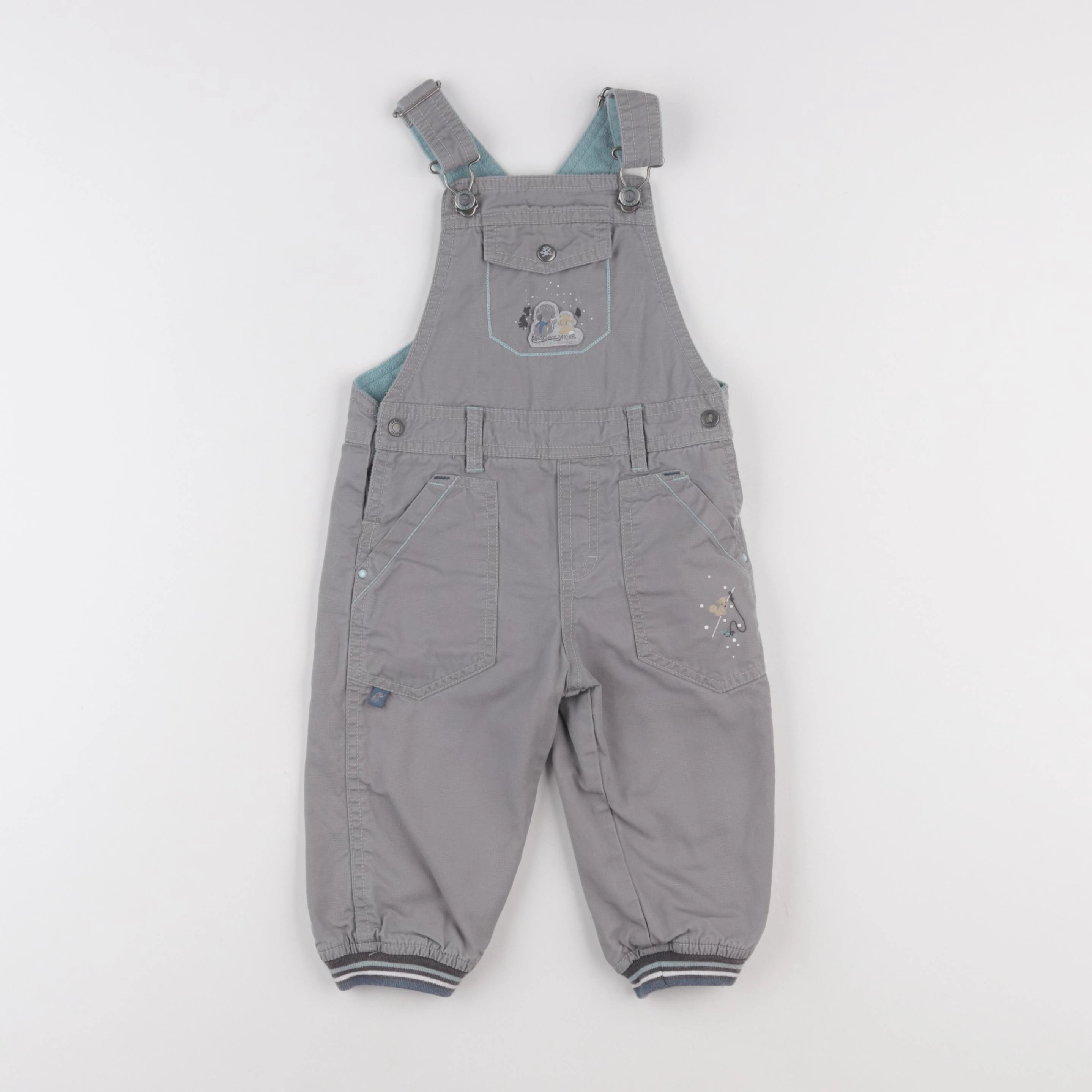 Sergent Major - combinaison doublé gris - 18 mois