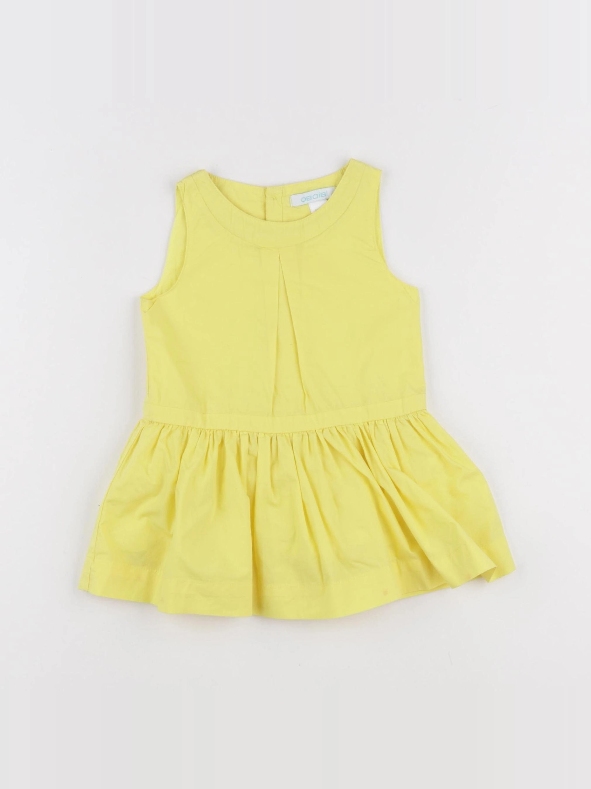 Obaïbi - robe jaune - 6 mois