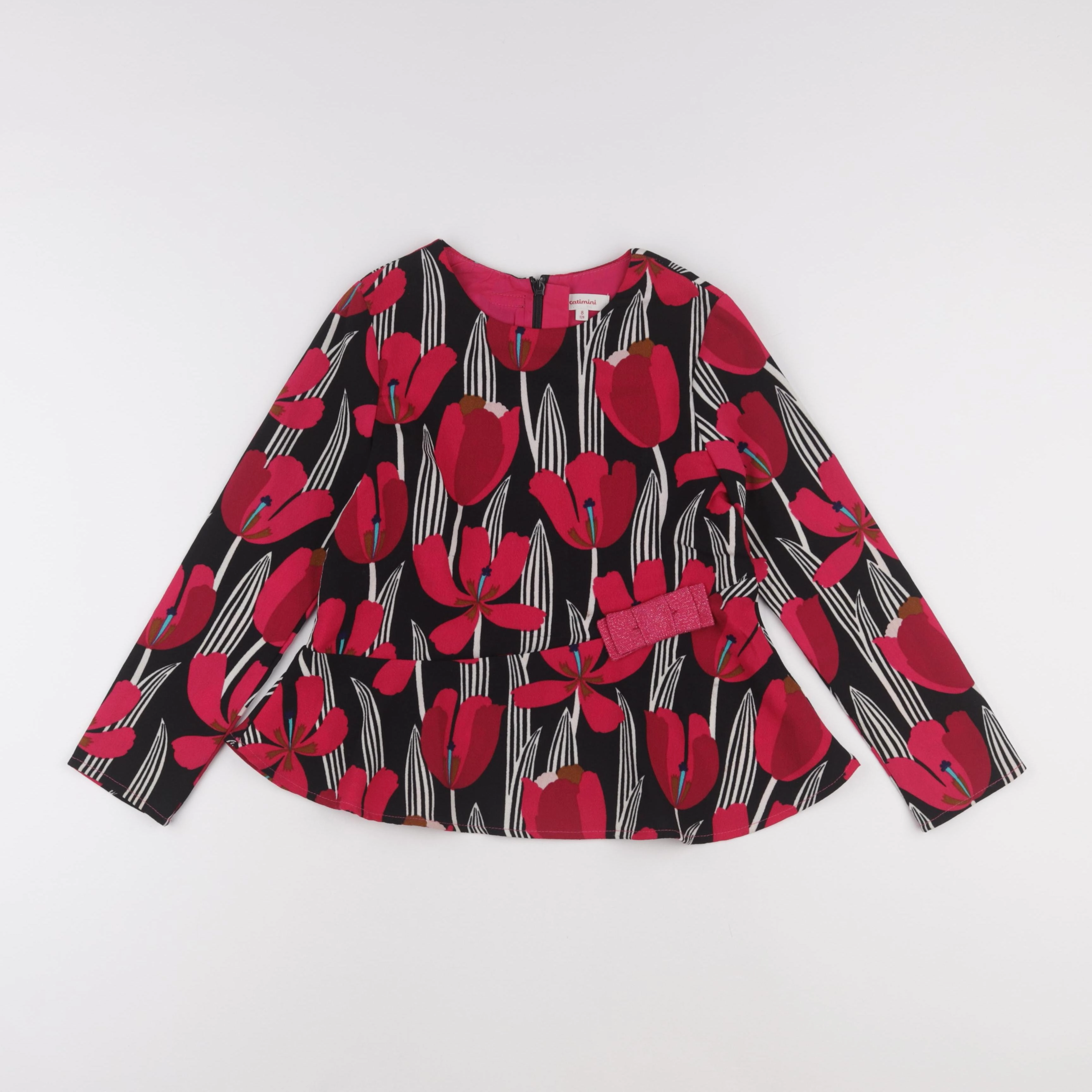 Catimini - blouse multicolore - 8 ans