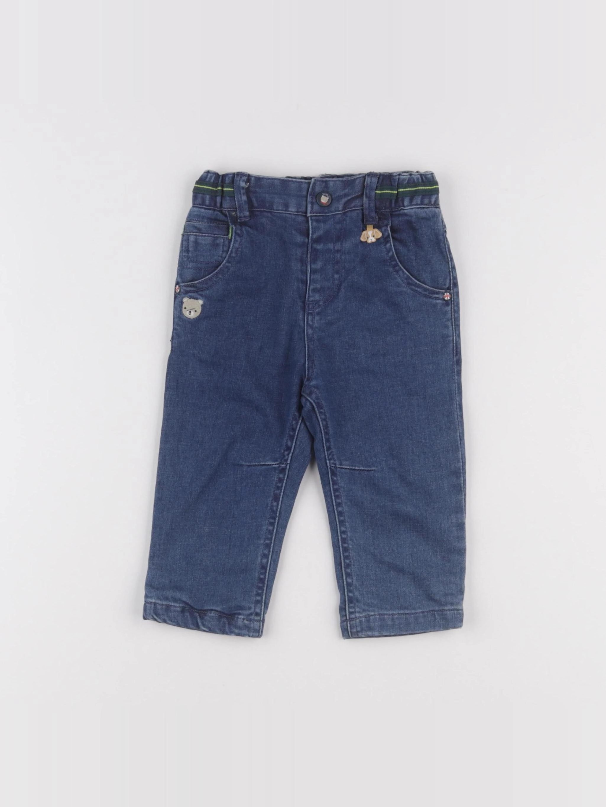 Sergent Major - pantalon bleu - 12 mois