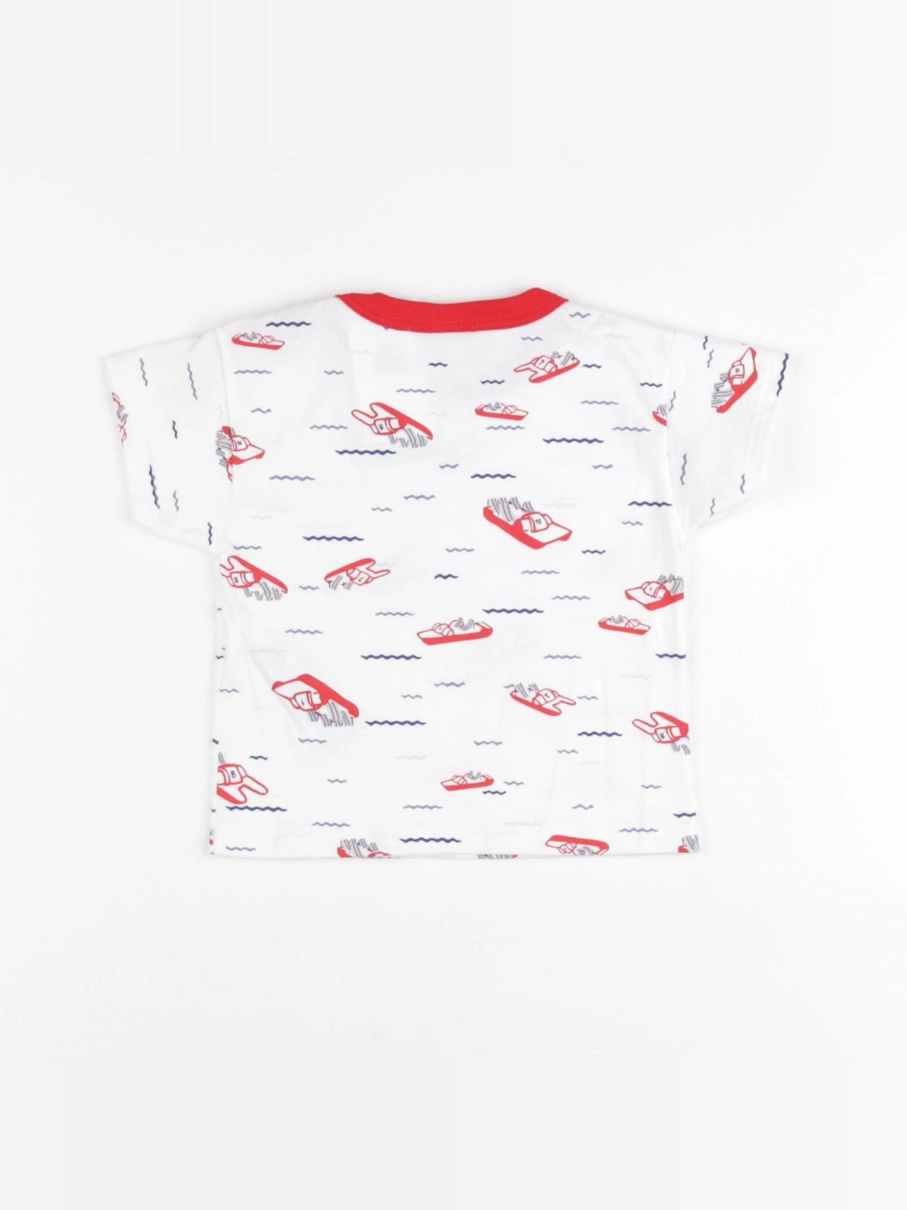Petit Bateau - tee-shirt multicolore - 6 mois