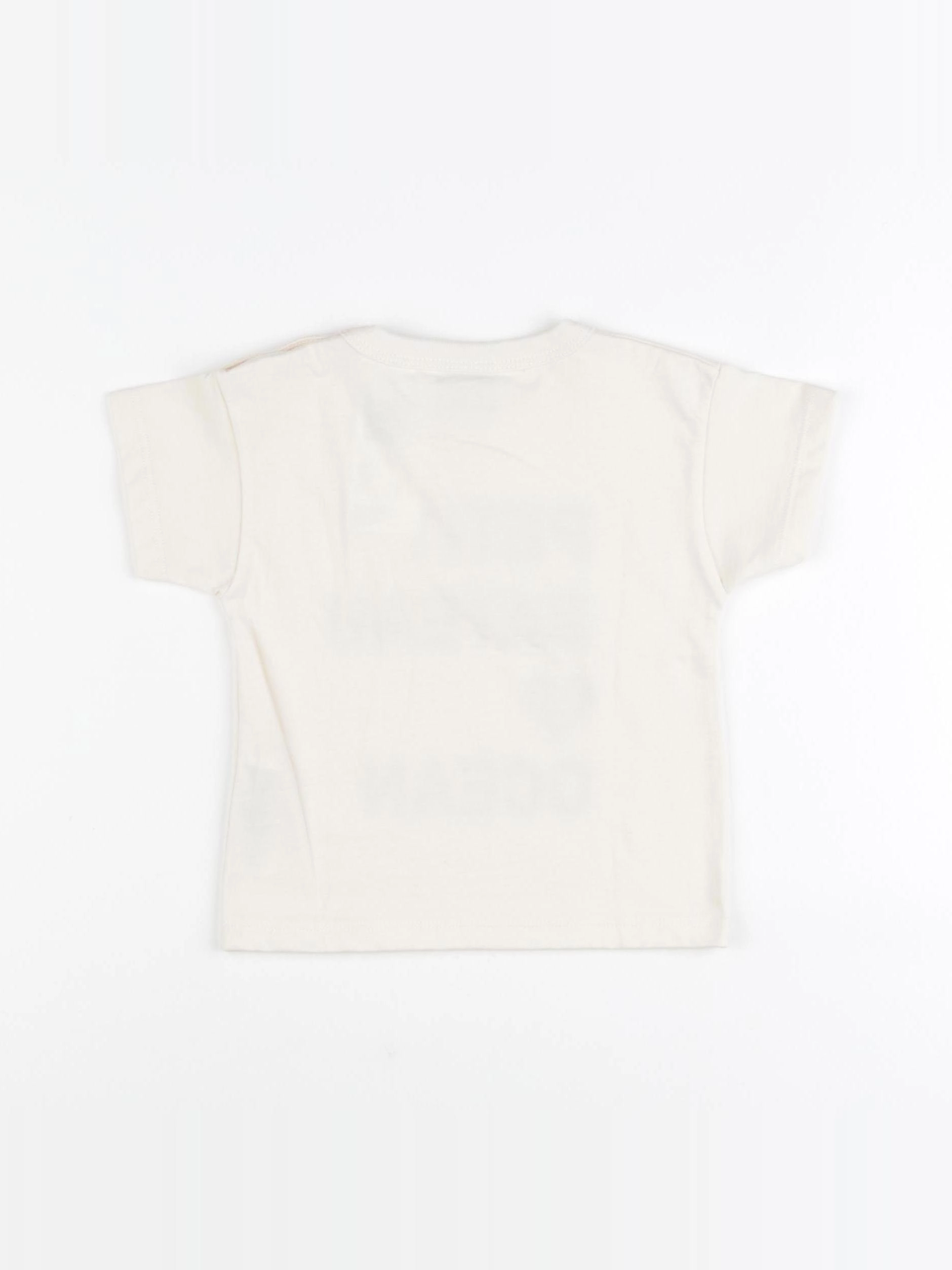 Petit Bateau - tee-shirt beige, bleu - 18 mois