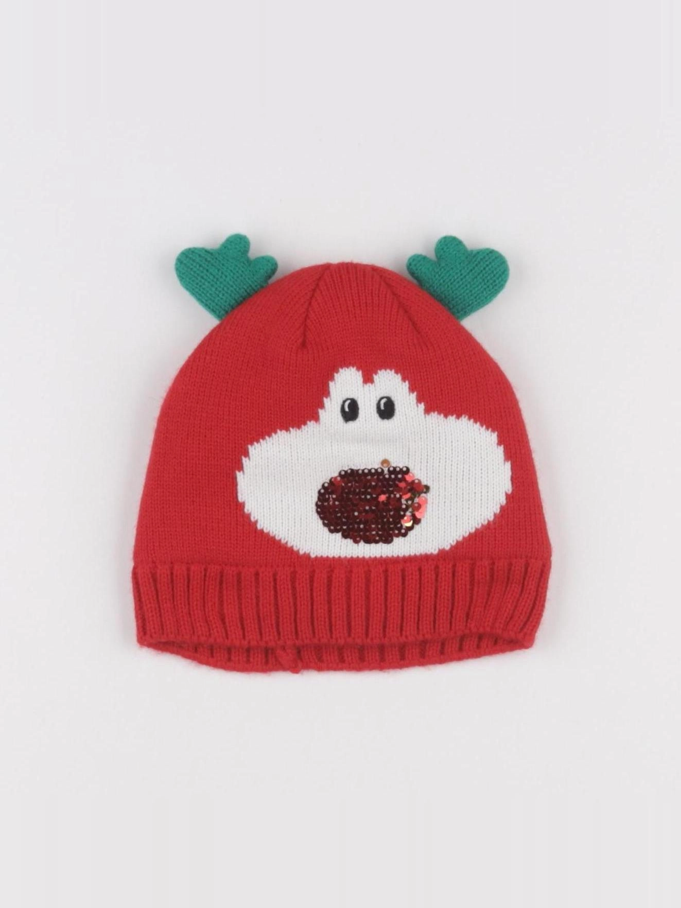 DPAM - bonnet rouge - 3/5 ans