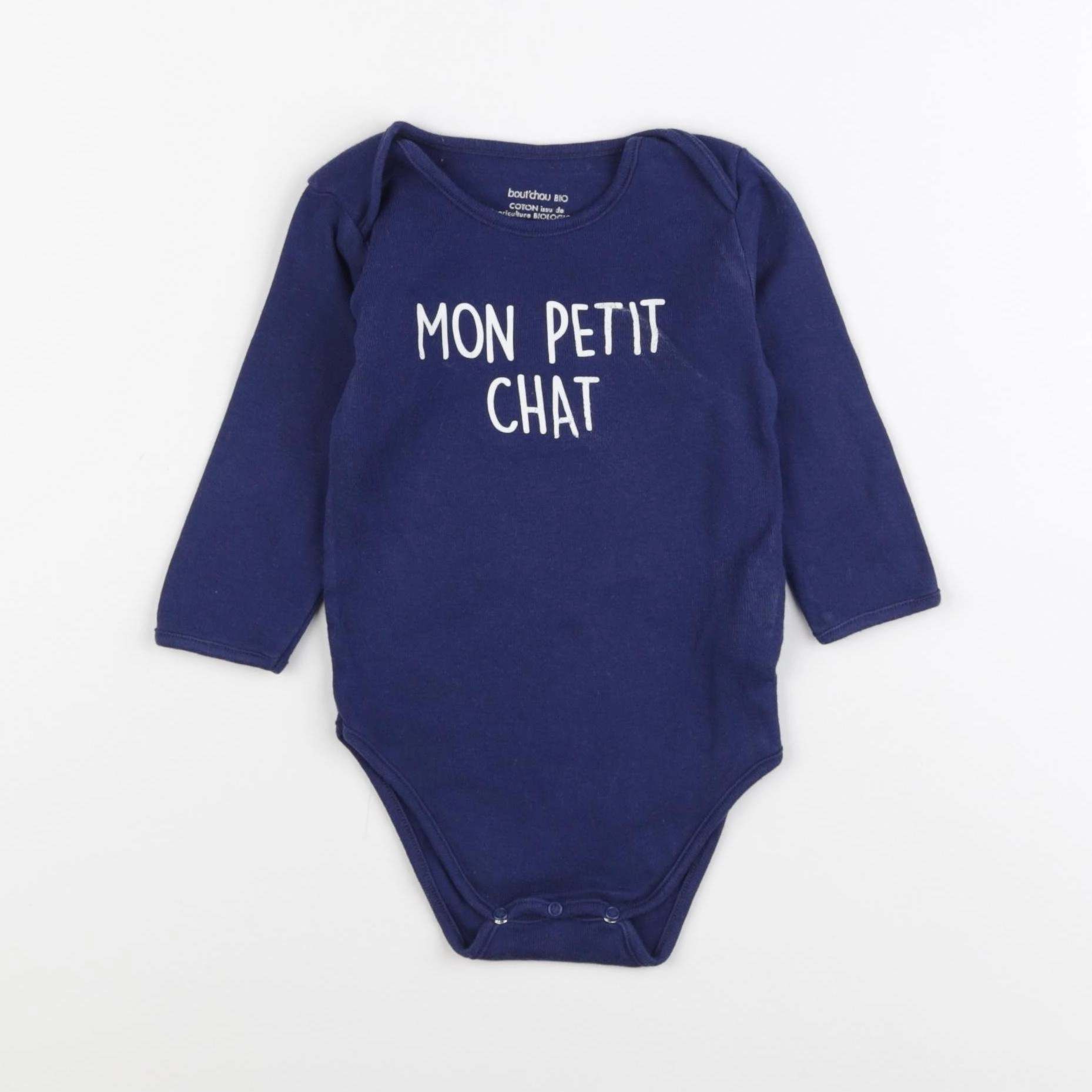 Boutchou - body bleu - 12 mois