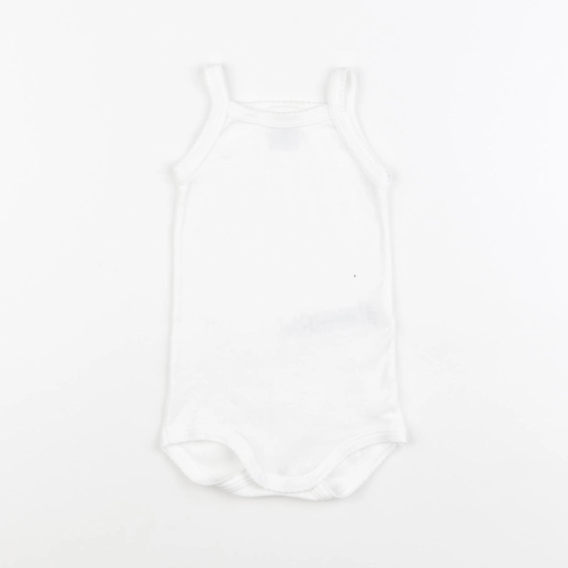 Petit Bateau - body blanc - 6 mois