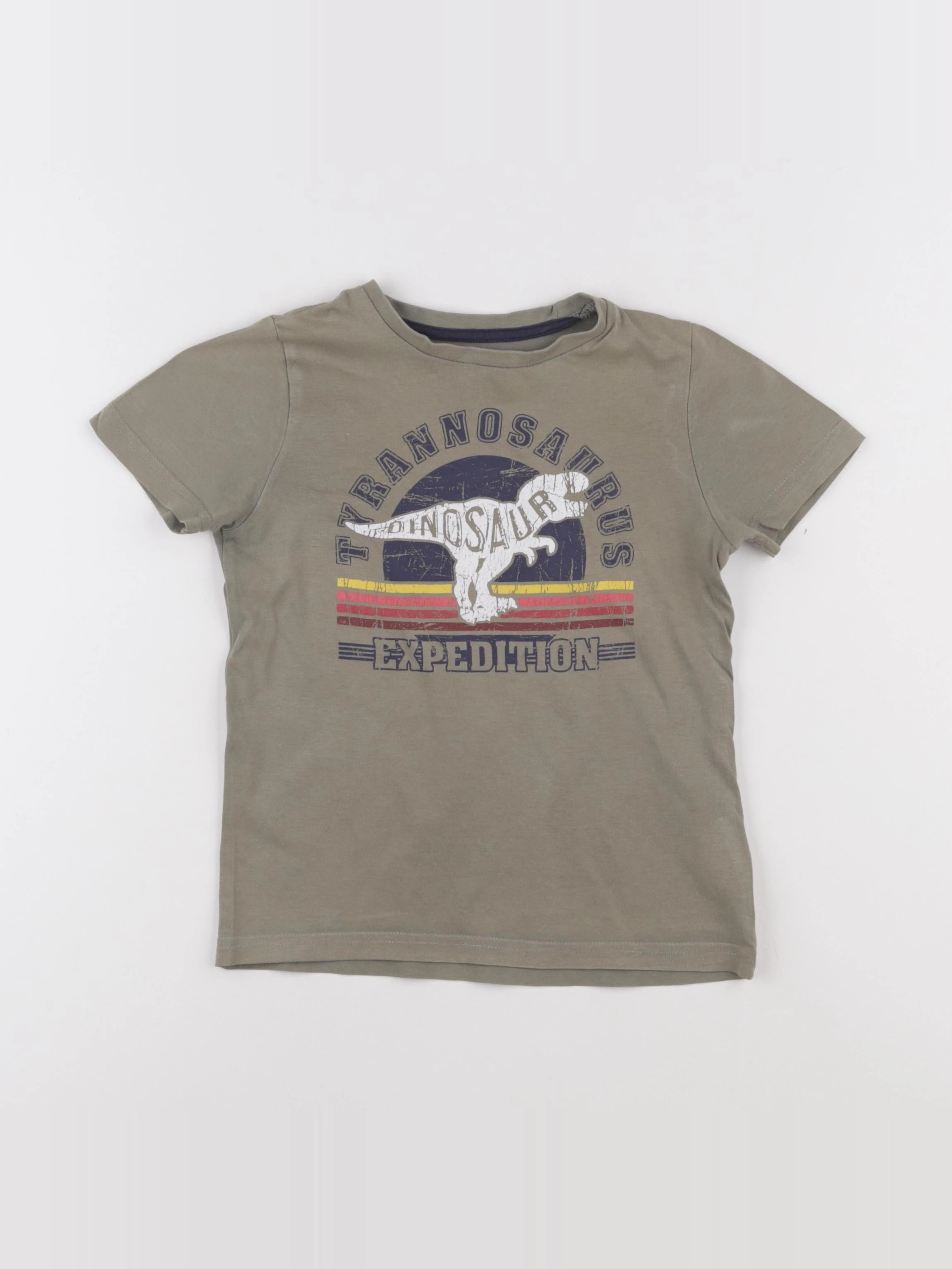 Vertbaudet - tee-shirt vert - 5 ans