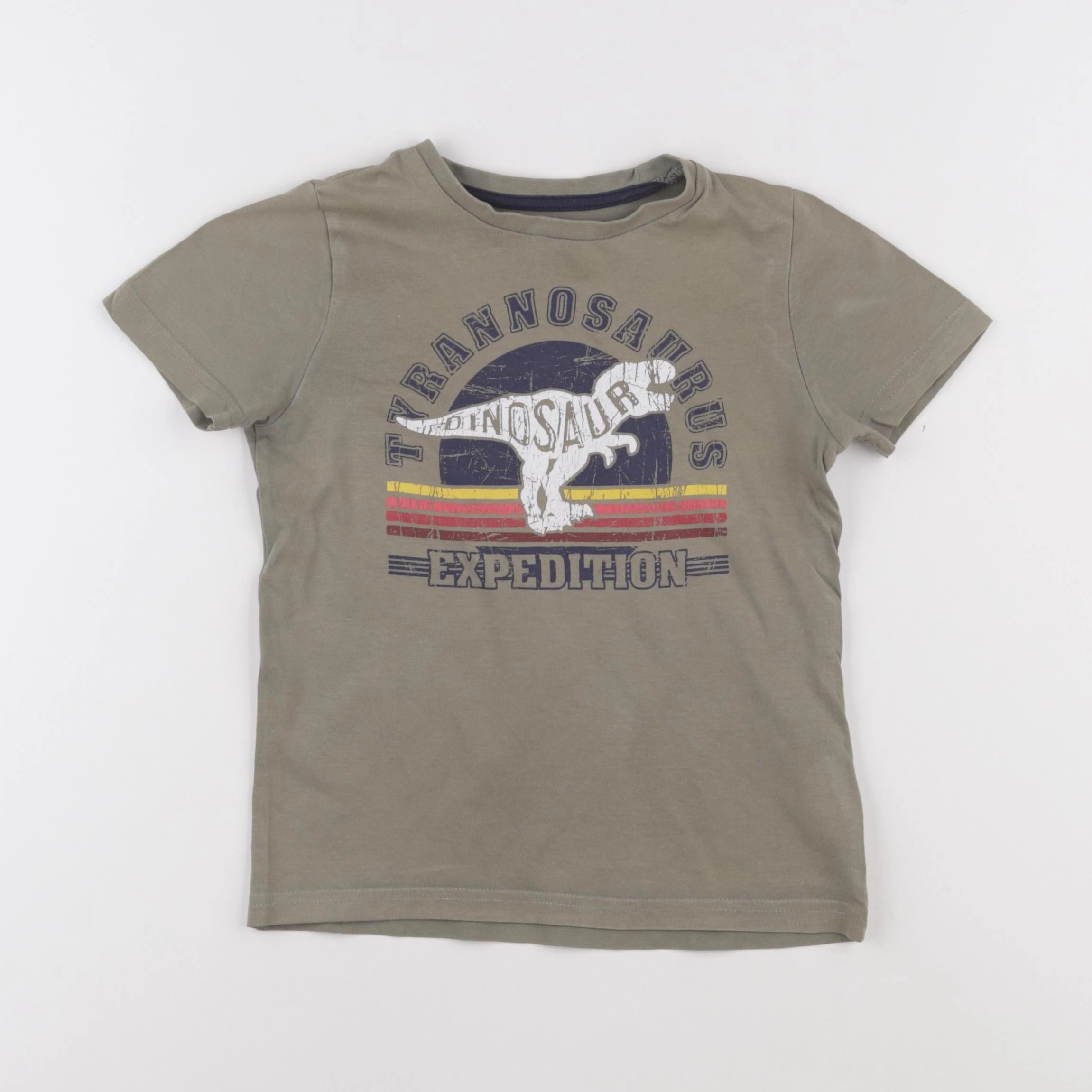 Vertbaudet - tee-shirt vert - 5 ans