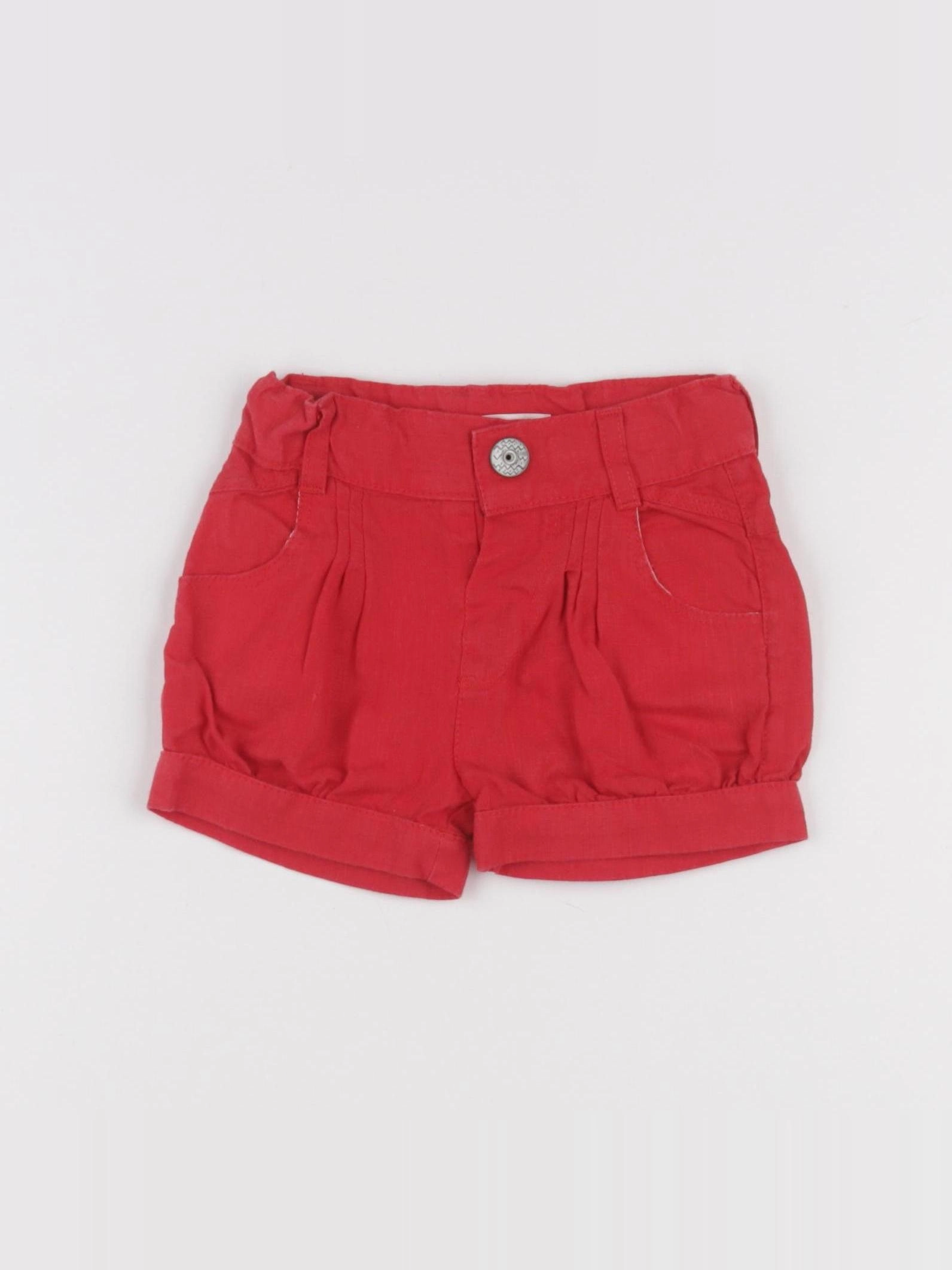Catimini - short rouge - 6 mois