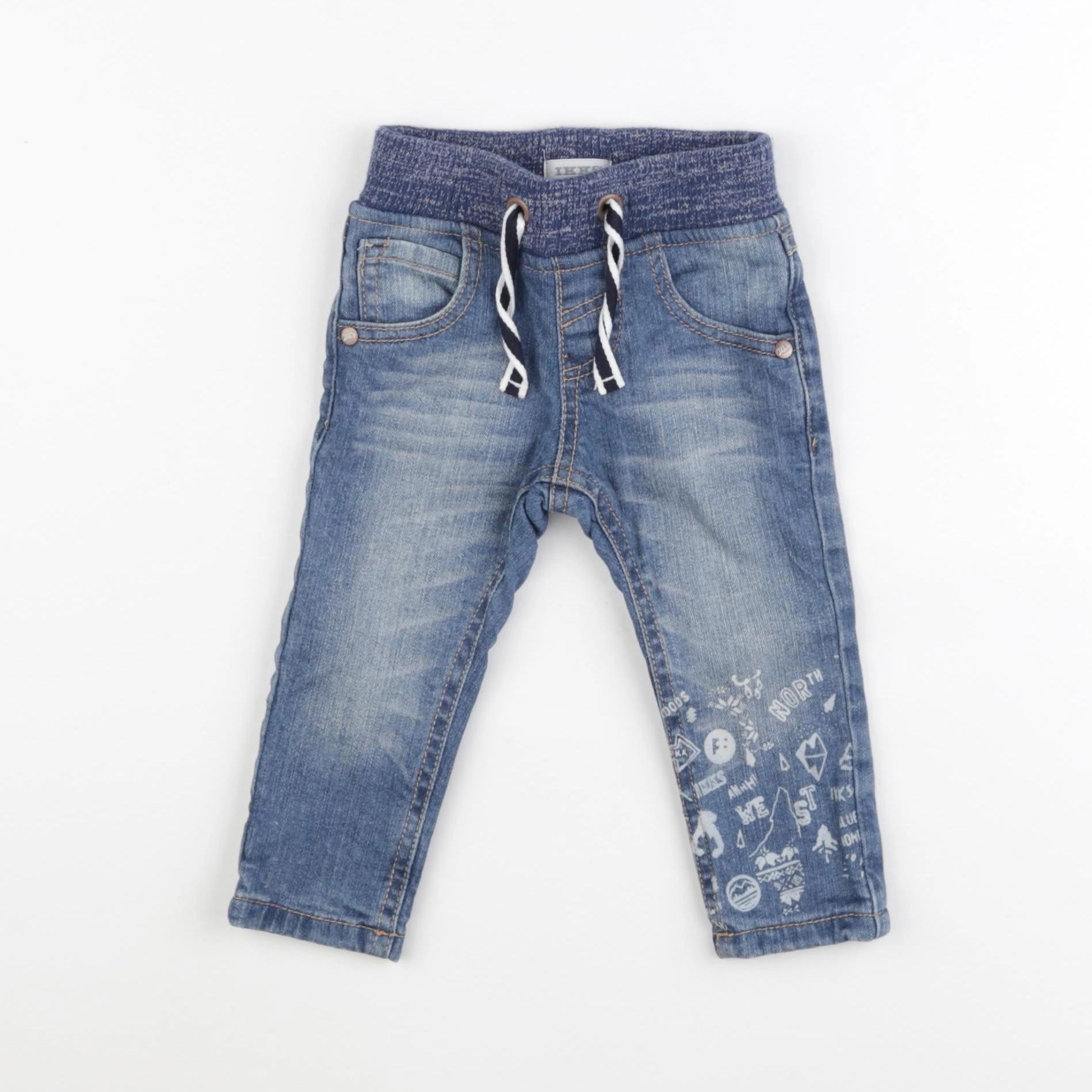 IKKS - jean bleu - 6 mois