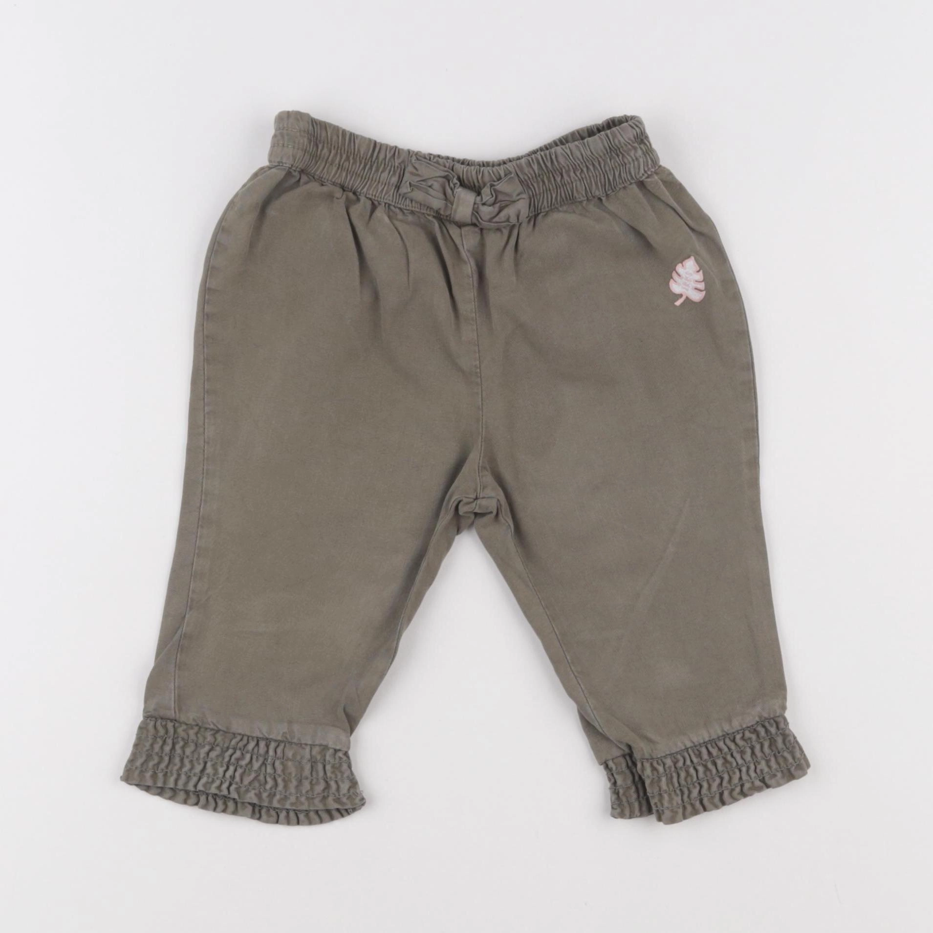 IKKS - pantalon vert - 6 mois