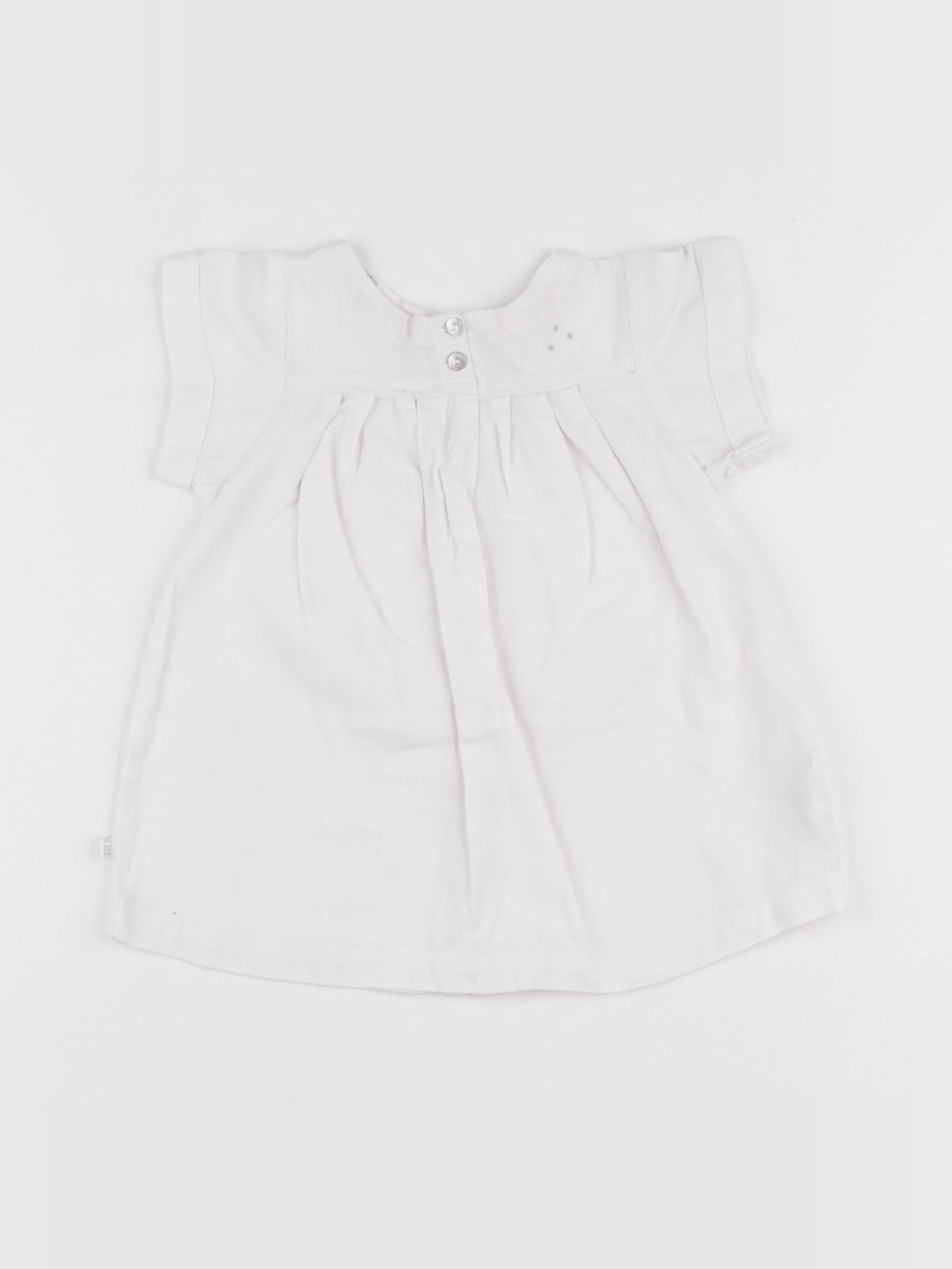 Obaïbi - robe blanc - 3 mois