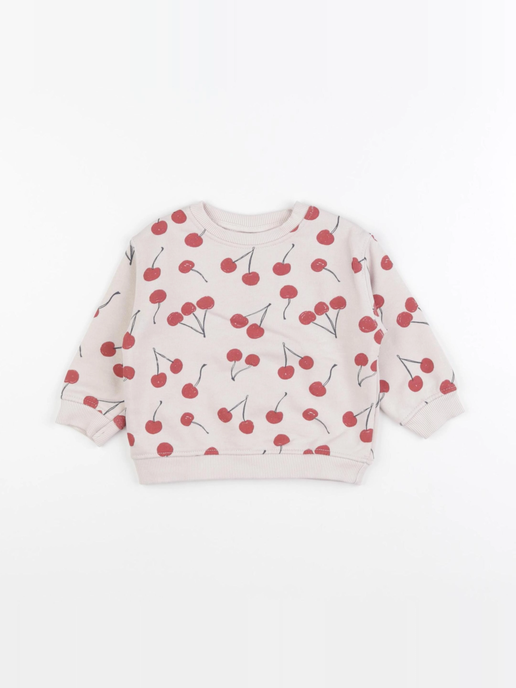 Zara - sweat rose - 6/9 mois