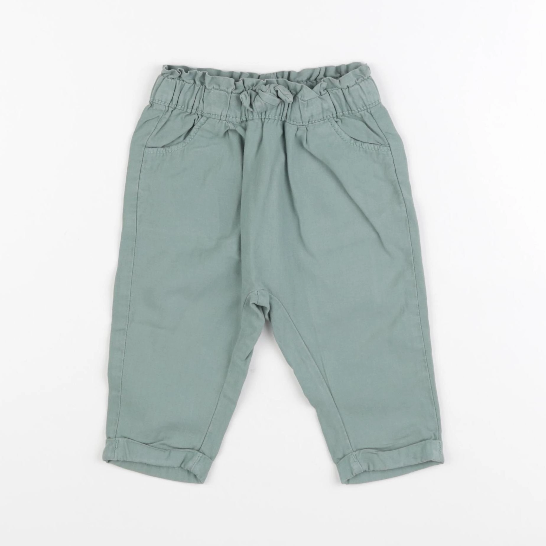 Tape à l'oeil - pantalon vert - 9 mois