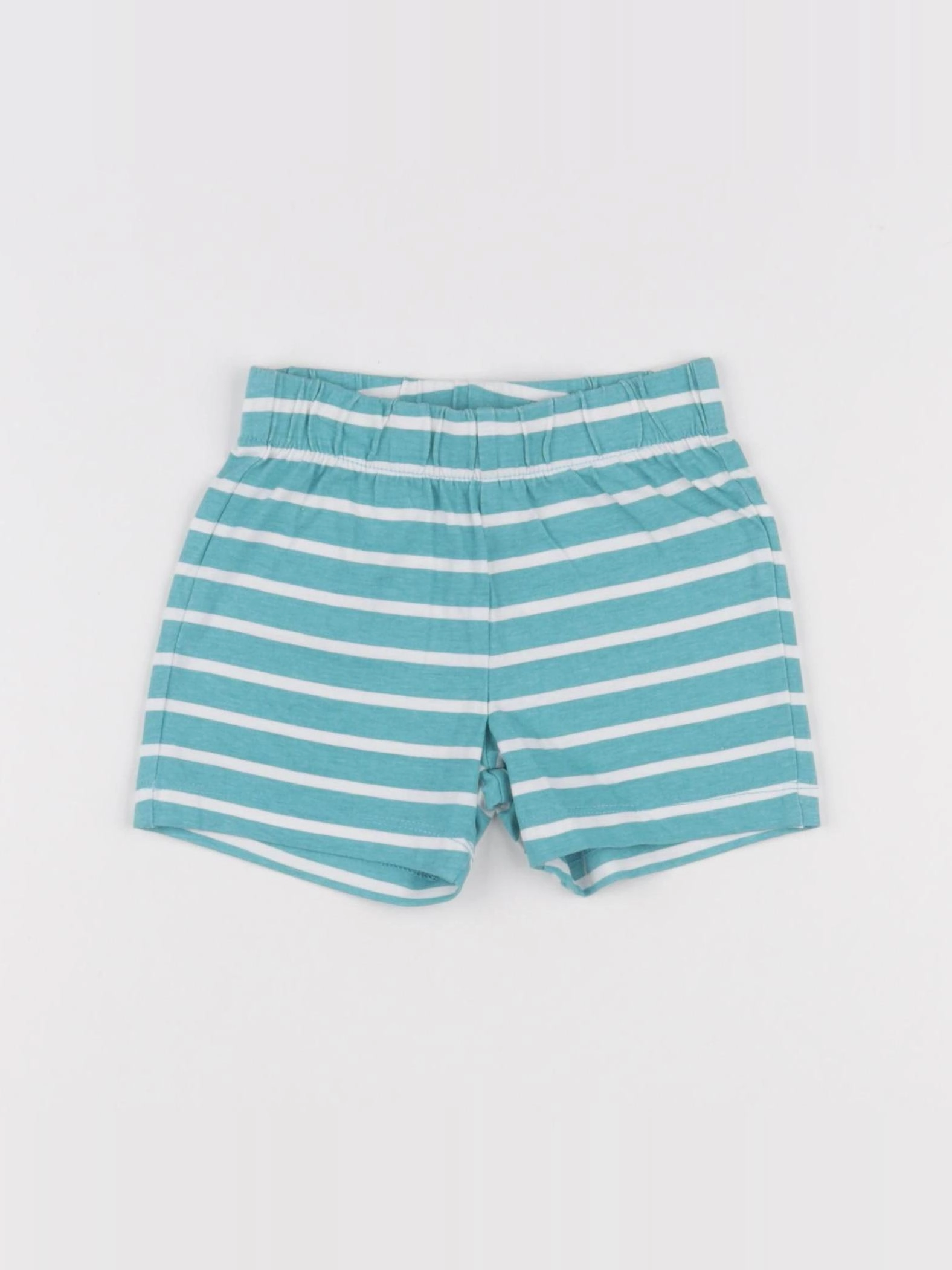 DPAM - short blanc, bleu - 6 mois
