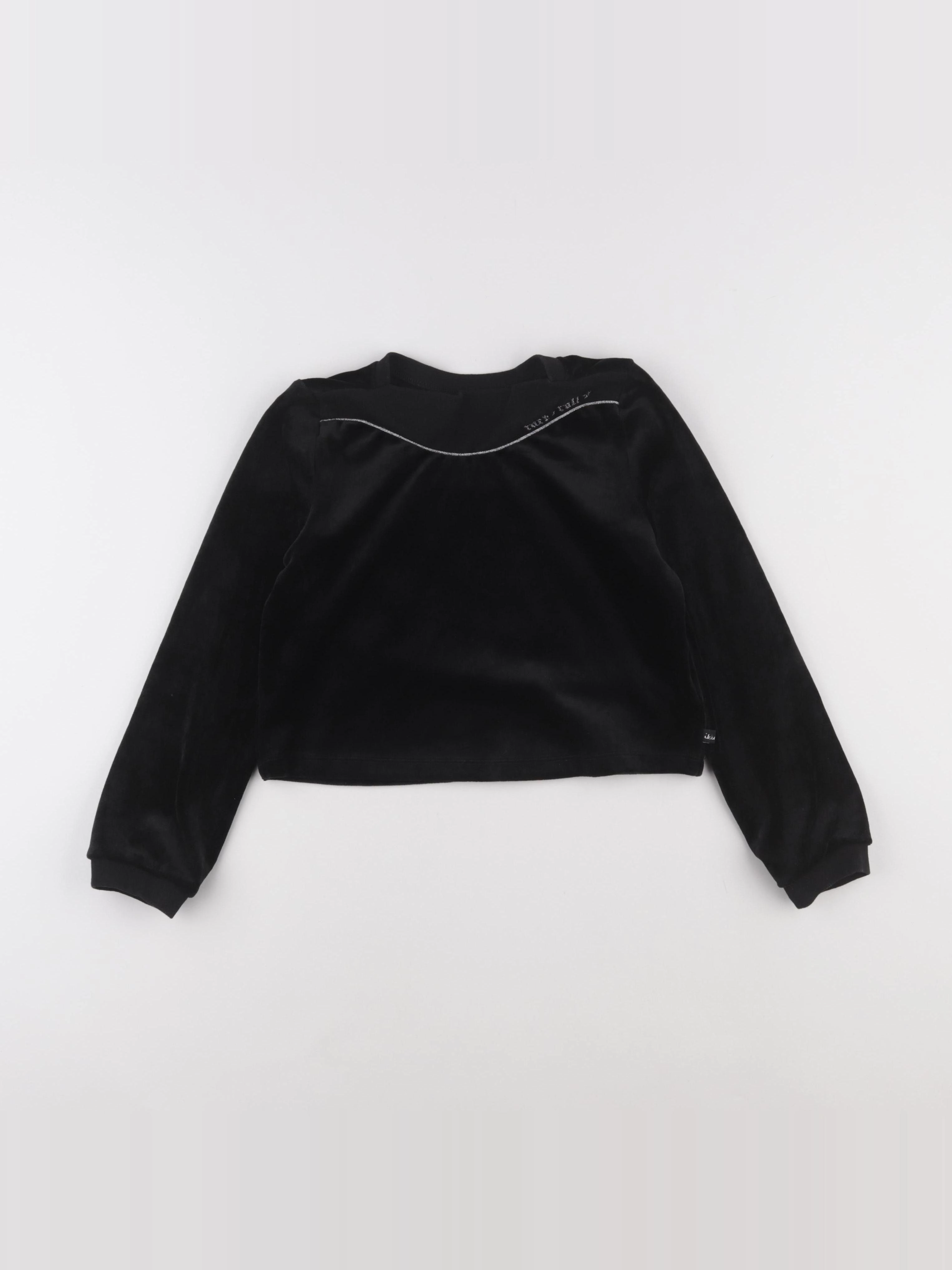 IKKS - sweat noir - 8 ans