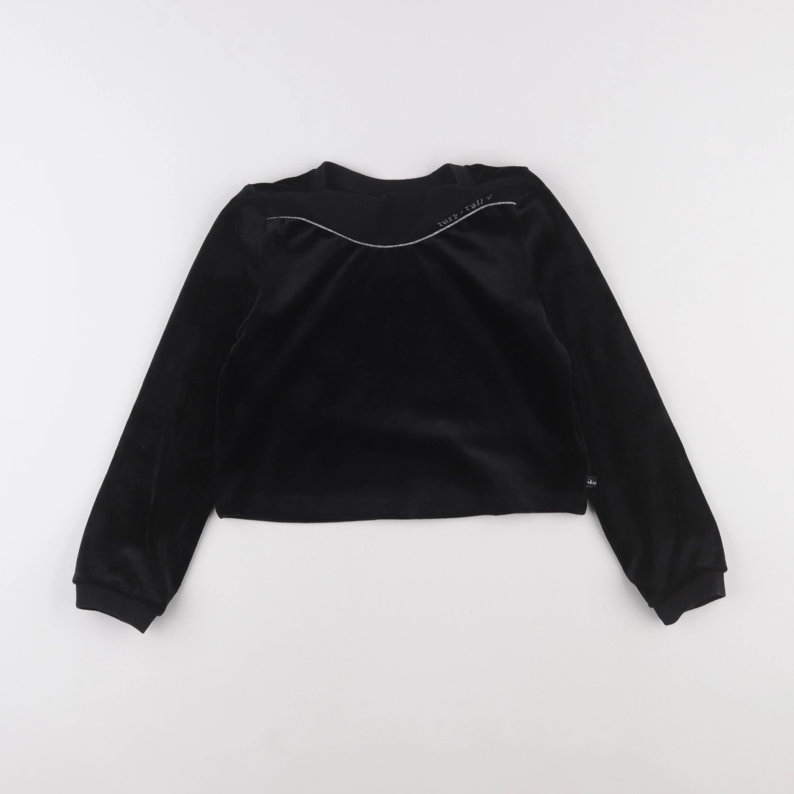 IKKS - sweat noir - 8 ans