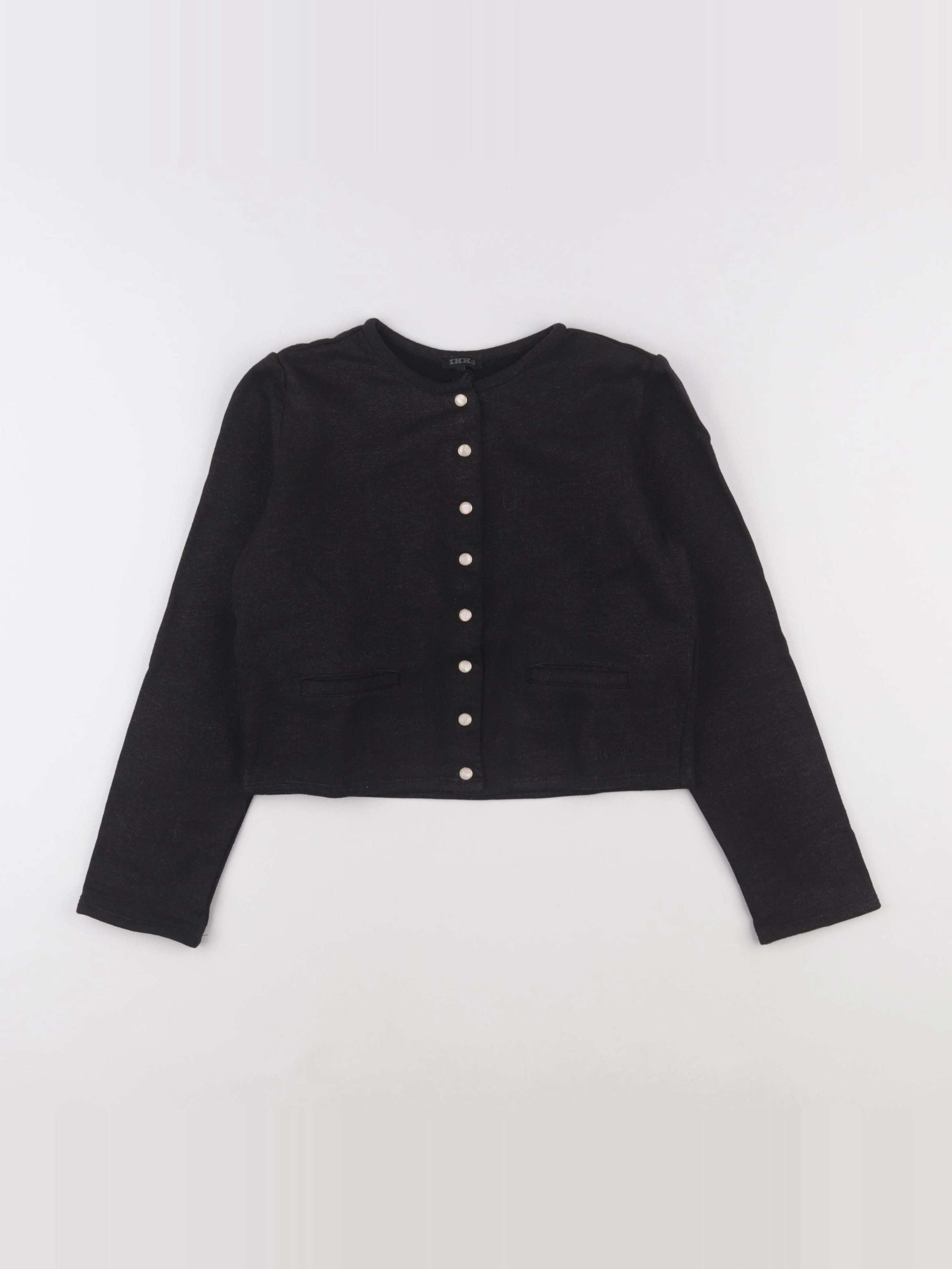 IKKS - gilet noir - 10 ans