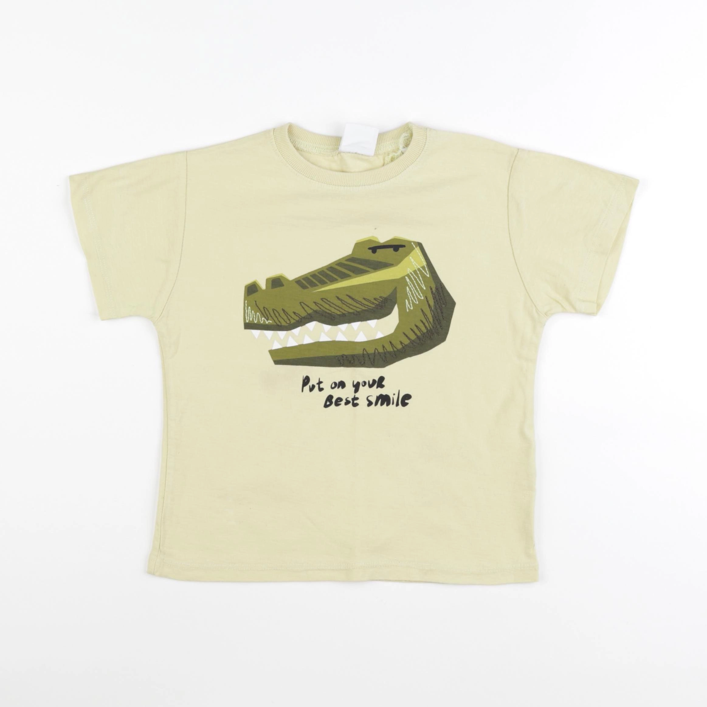 Zara - tee-shirt beige - 5 ans