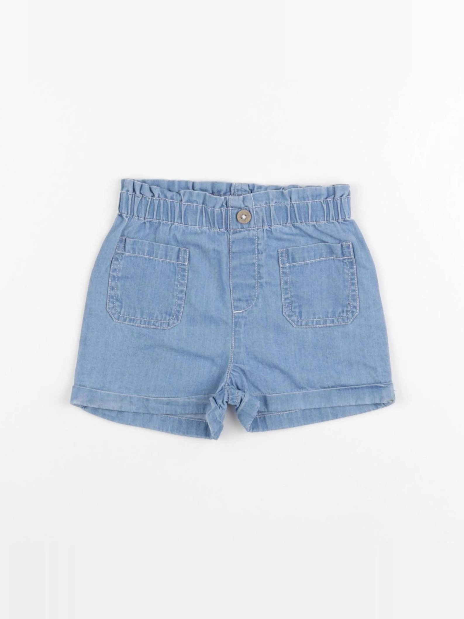 Boutchou - short bleu - 9 mois