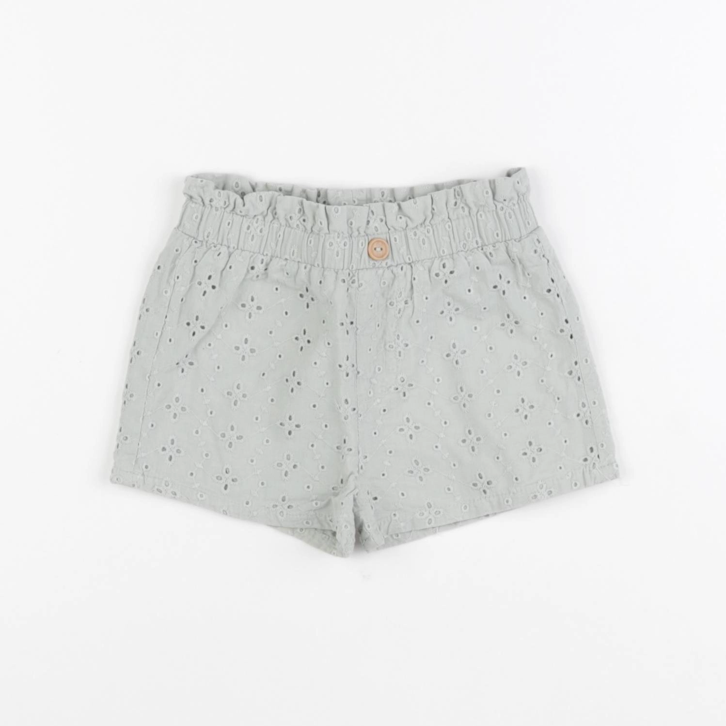 Vertbaudet - short vert - 12 mois