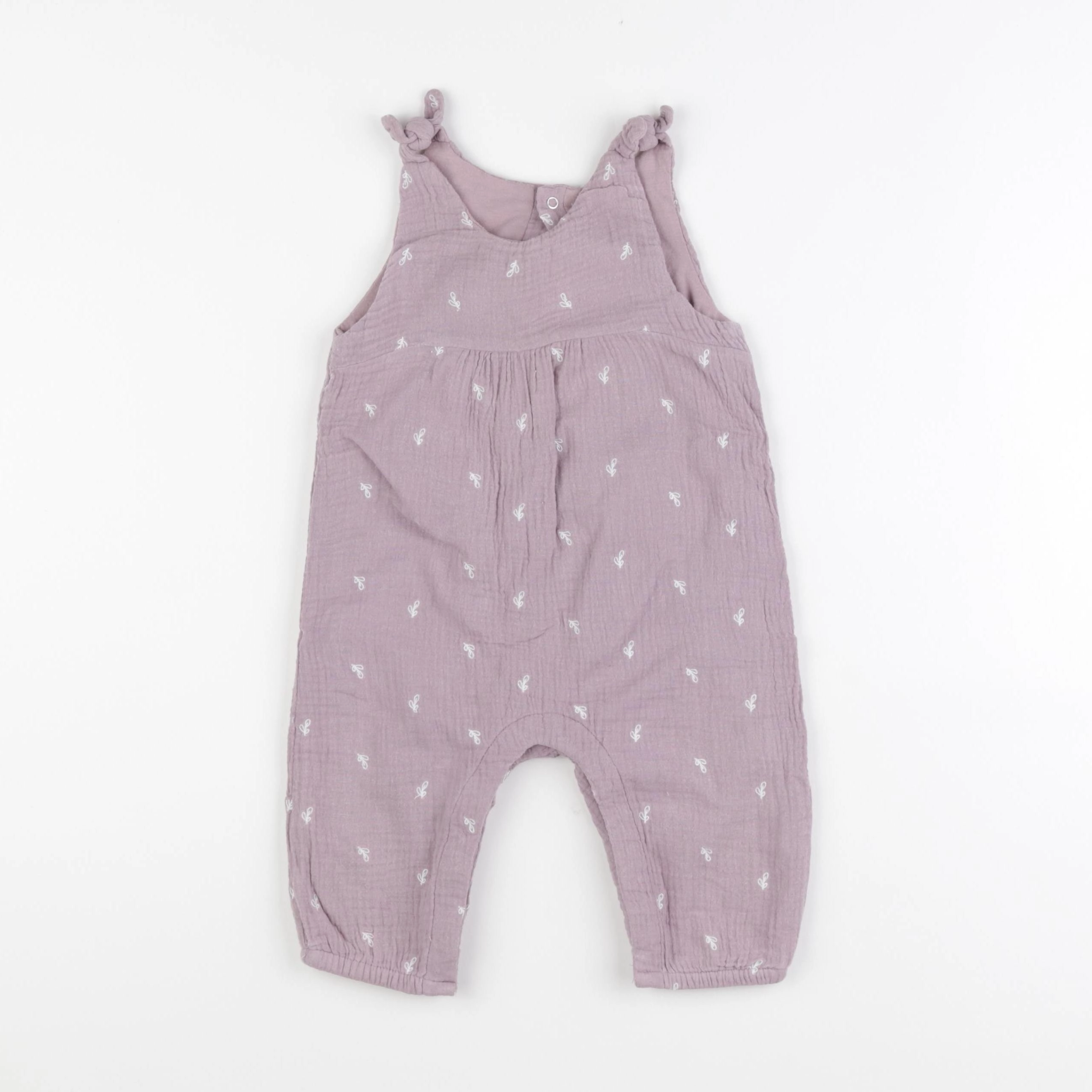 Vertbaudet - combinaison violet - 12 mois