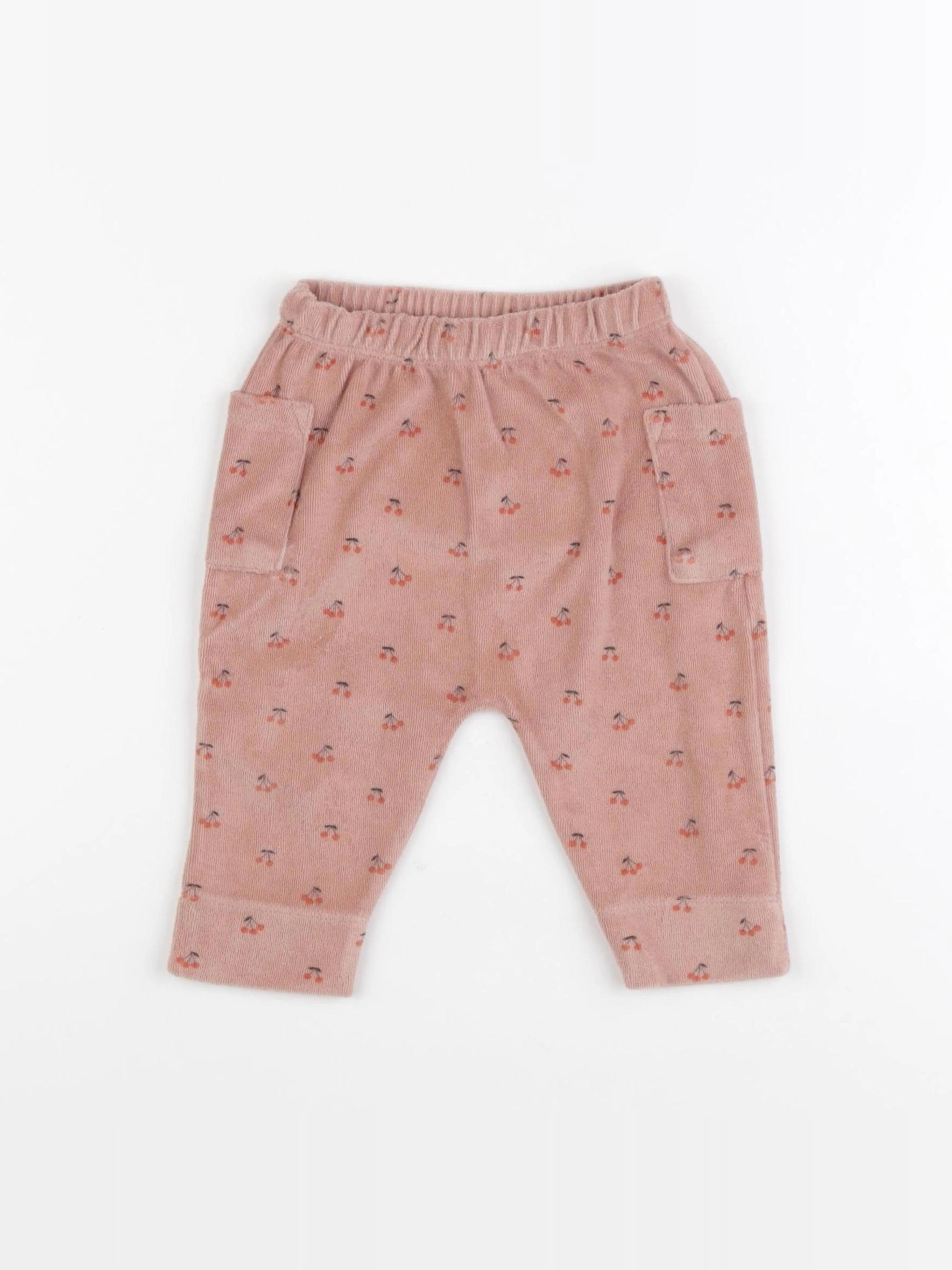 Emile et Ida - sarouel rose - 9 mois